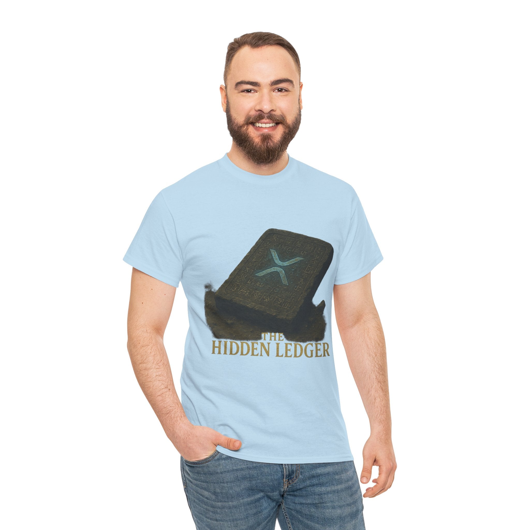 T-Shirt — "The Hidden Ledger" Crypto XRP Wallet Graphic Tee