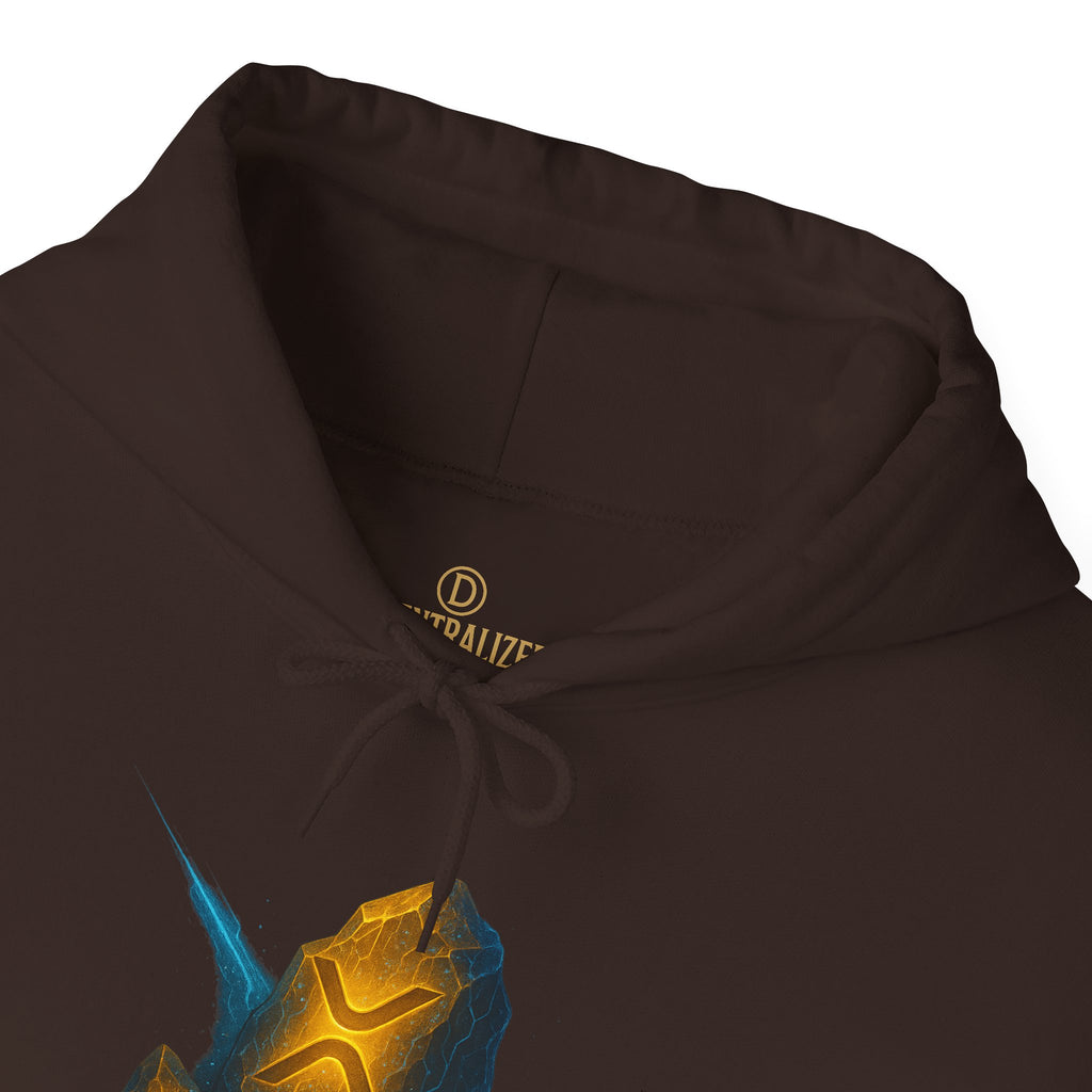Rune Stone Hoodie — Glowing Mystic Rock Graphic Hooded Sweatshirt