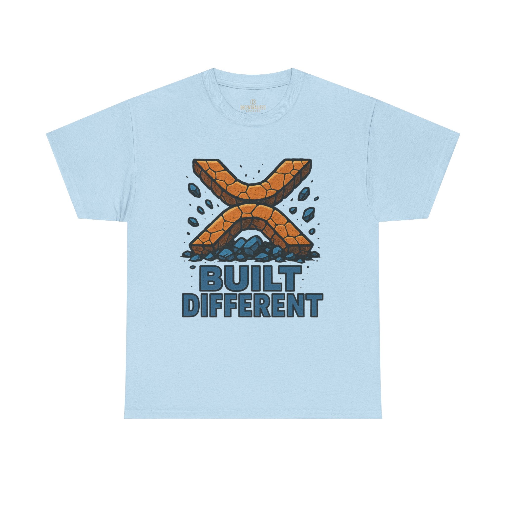 Built Different T-Shirt — Rugged Crypto X Design Tee