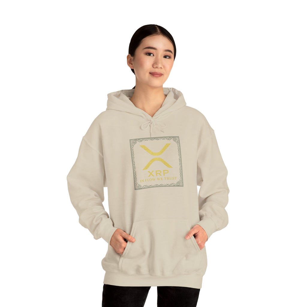XRP Logo Hoodie – Gold Cryptocurrency Sweatshirt