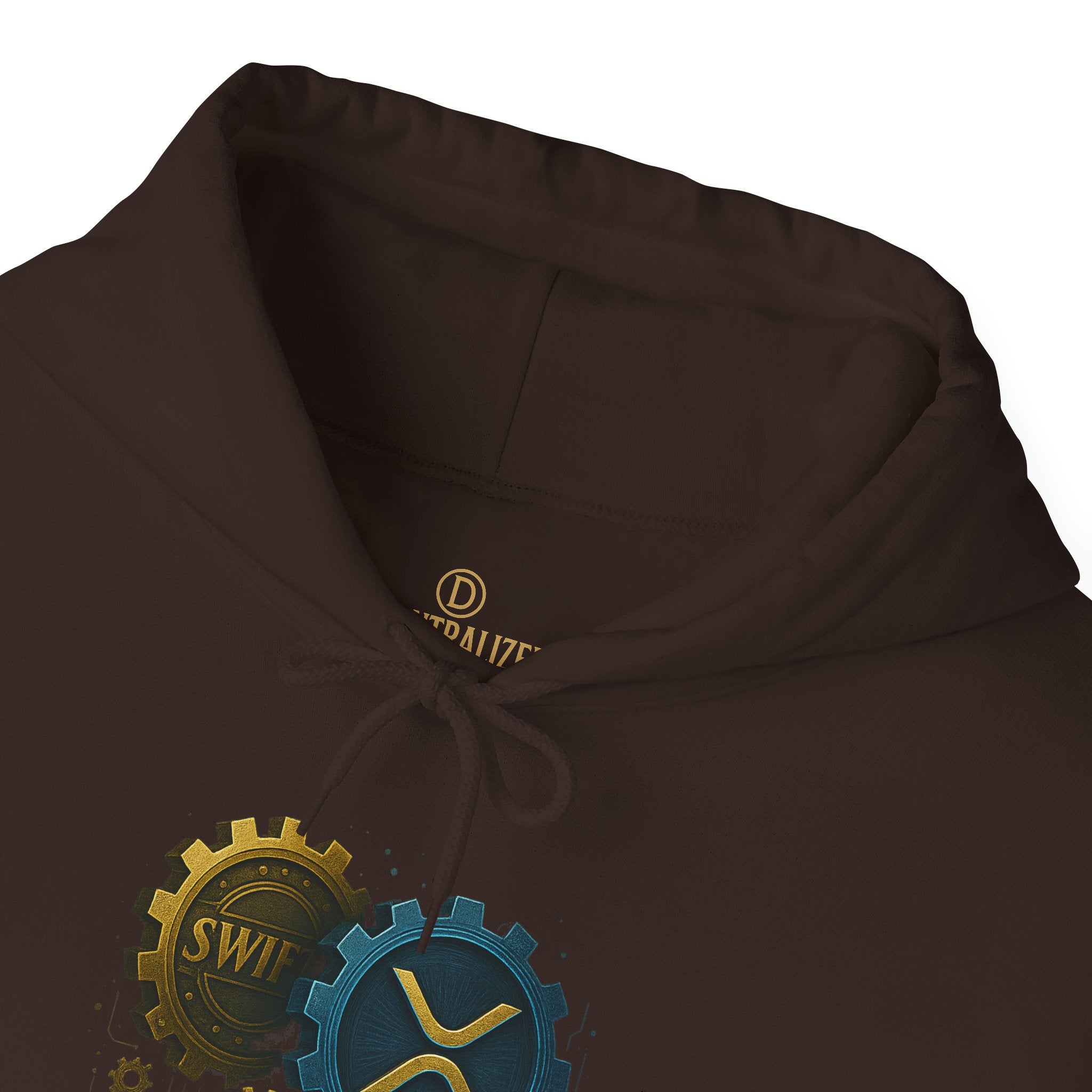 Merge of Money Hoodie — Financial Gears Graphic Pullover