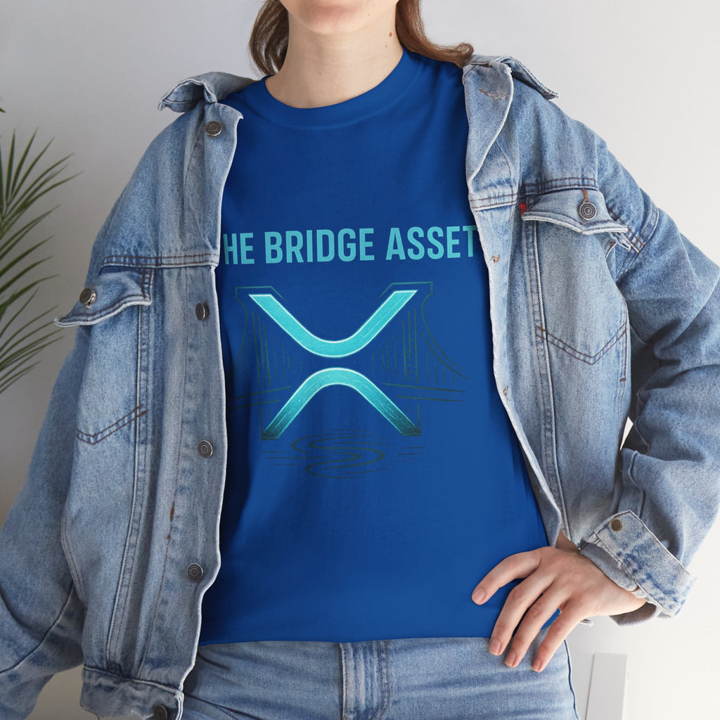 XRP 'The Bridge Asset' Graphic Tee — Crypto Ripple Logo Shirt