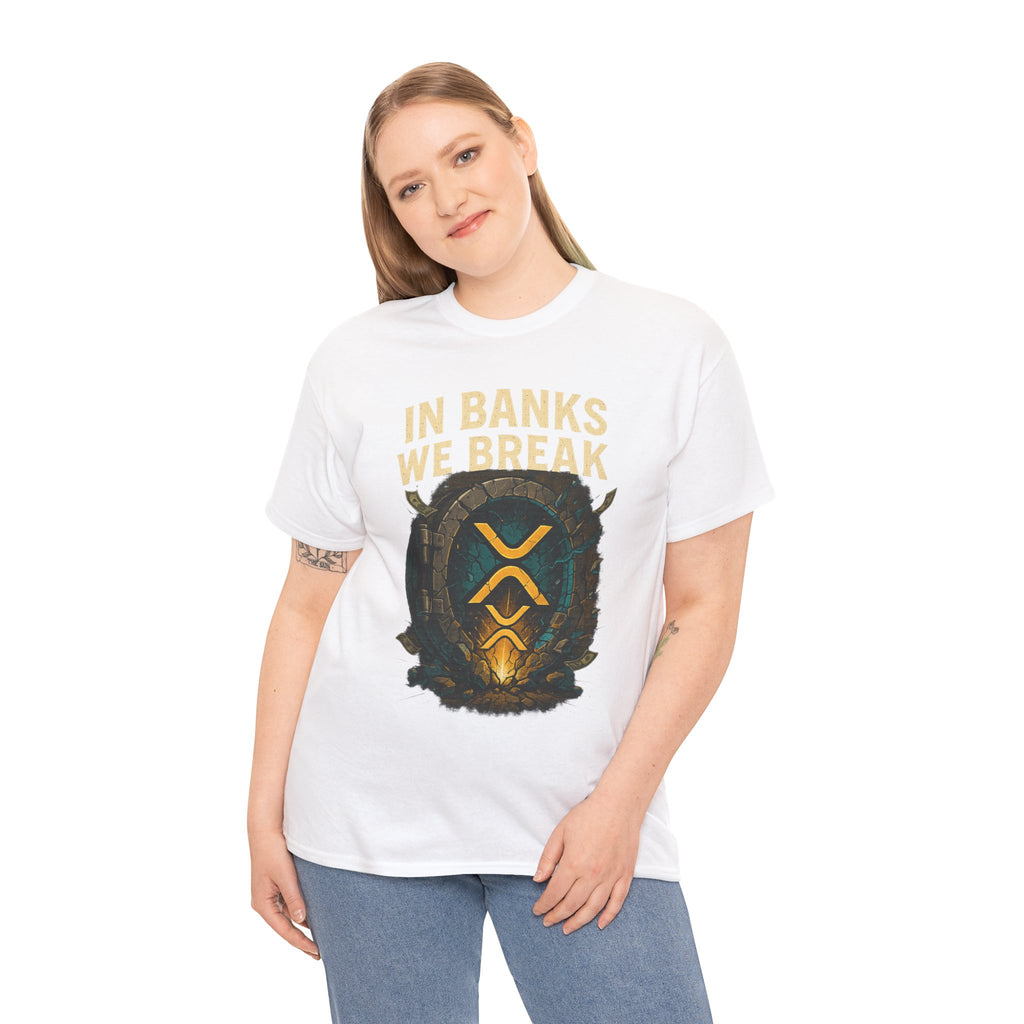 In Banks We Break XRP Crypto Graphic Tee