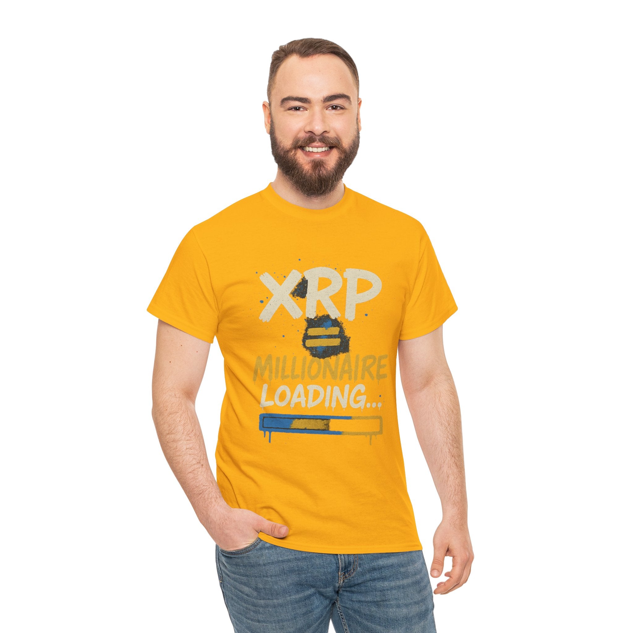 XRP Millionaire Loading T-Shirt — Crypto Investor Progress Tee