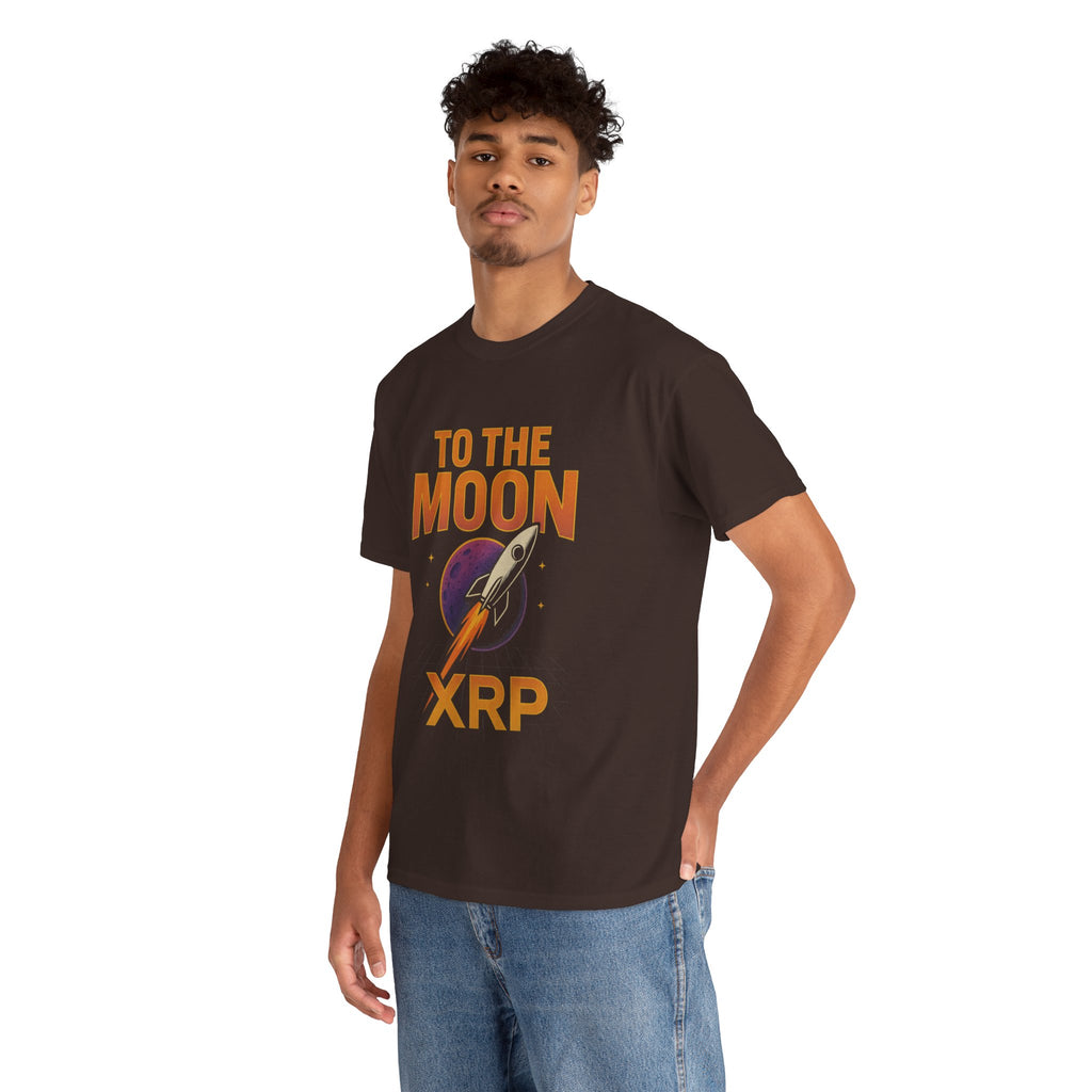 XRP To The Moon Tee — Cryptocurrency Investor Rocket Shirt