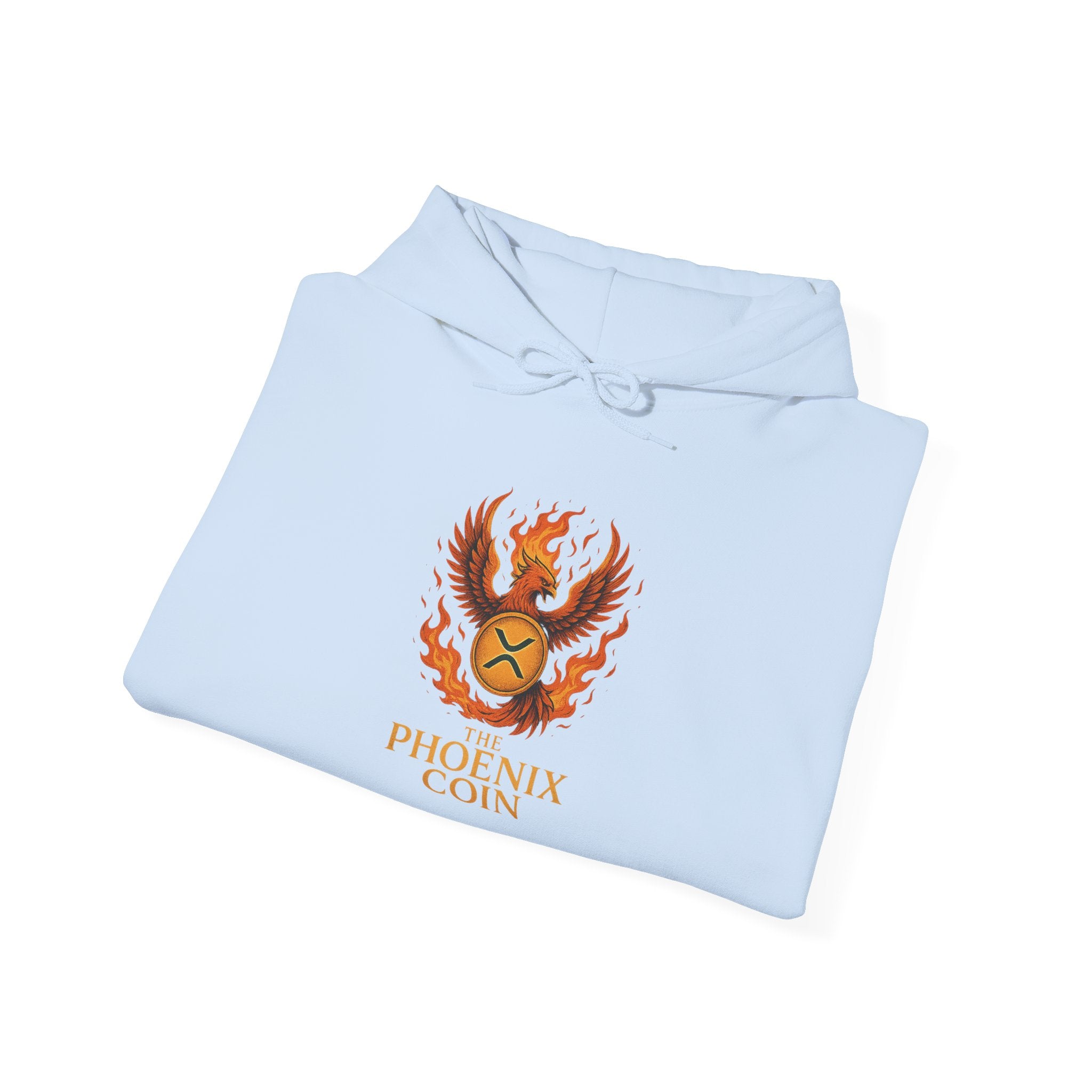 Phoenix Coin Hoodie — Fiery Phoenix Crest Sweatshirt