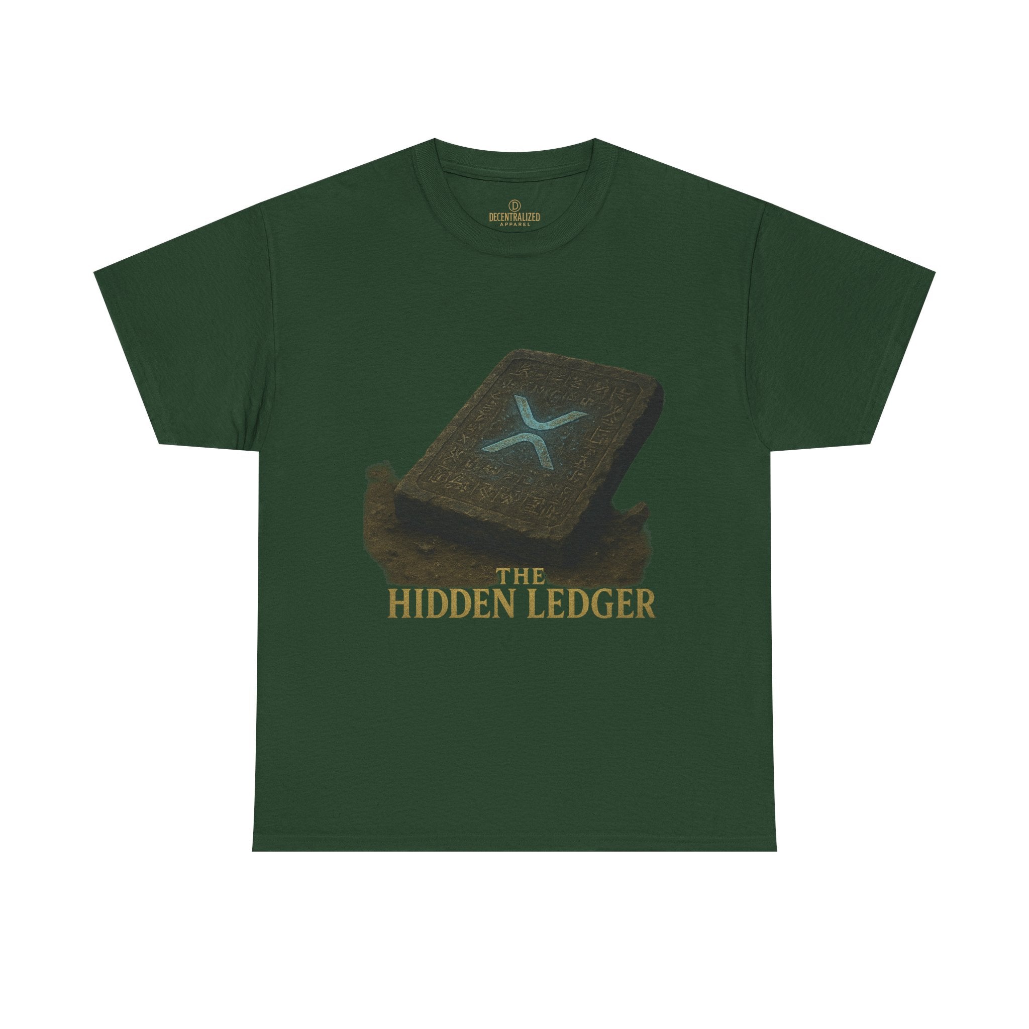 T-Shirt — "The Hidden Ledger" Crypto XRP Wallet Graphic Tee
