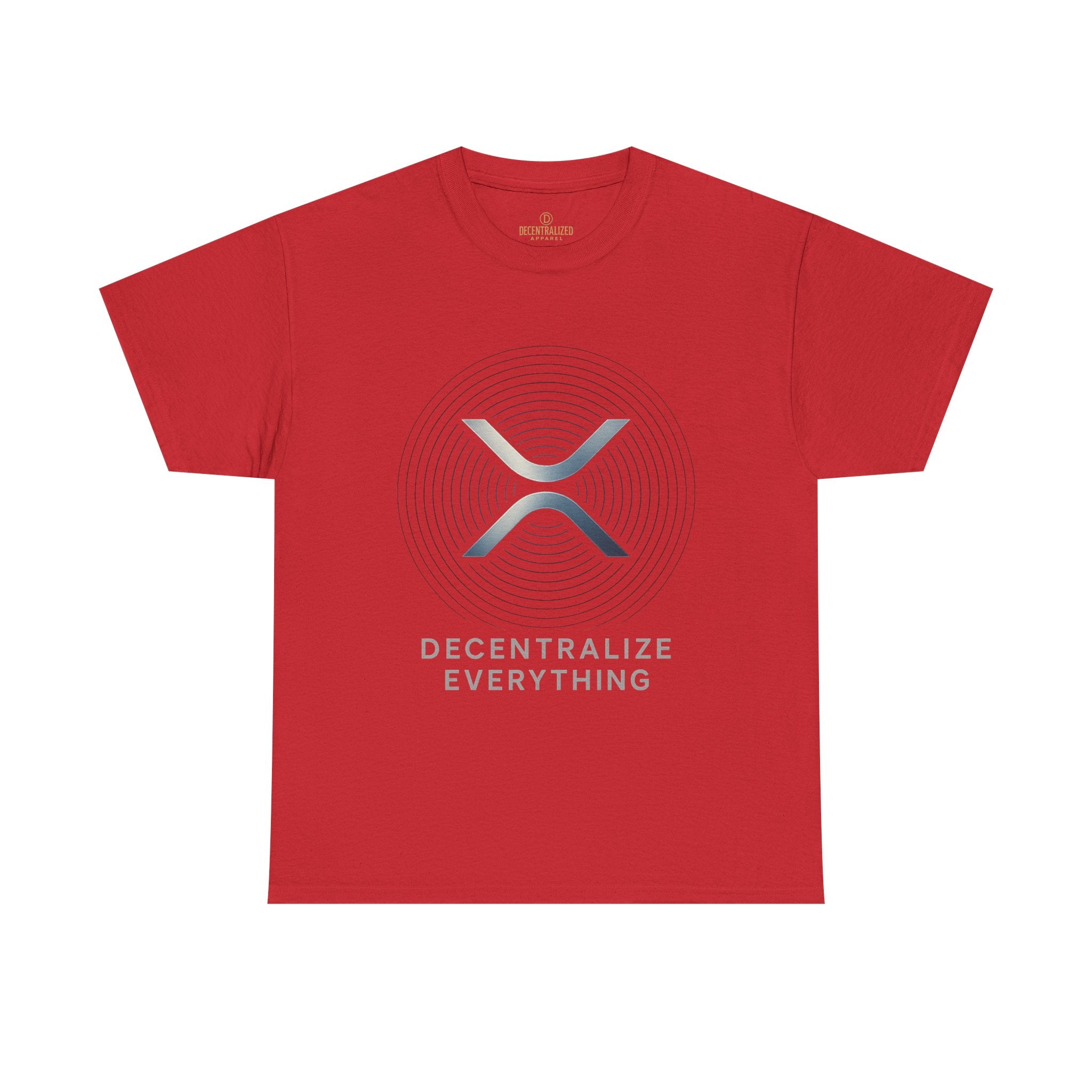 XRP 'Decentralize Everything' Tee - Crypto Logo T-Shirt