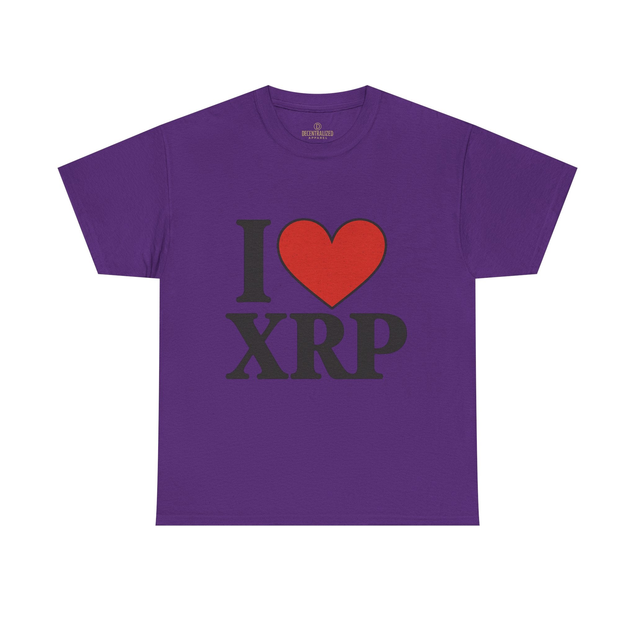 I  XRP T-Shirt — Crypto Enthusiast Ripple Tee