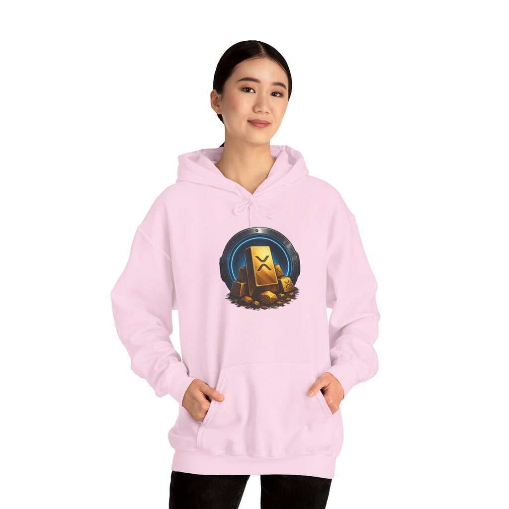 Gaming Treasure Hoodie — Gold Loot Chest Emblem