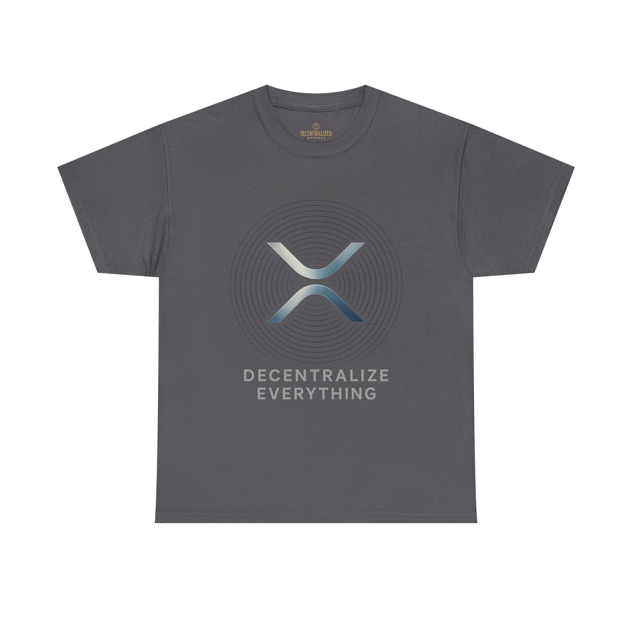 XRP 'Decentralize Everything' Tee - Crypto Logo T-Shirt