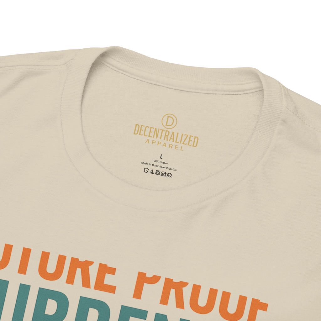 RIPPLE XRP 'Future Proof Currency' Graphic Tee — Crypto Retro Logo Shirt