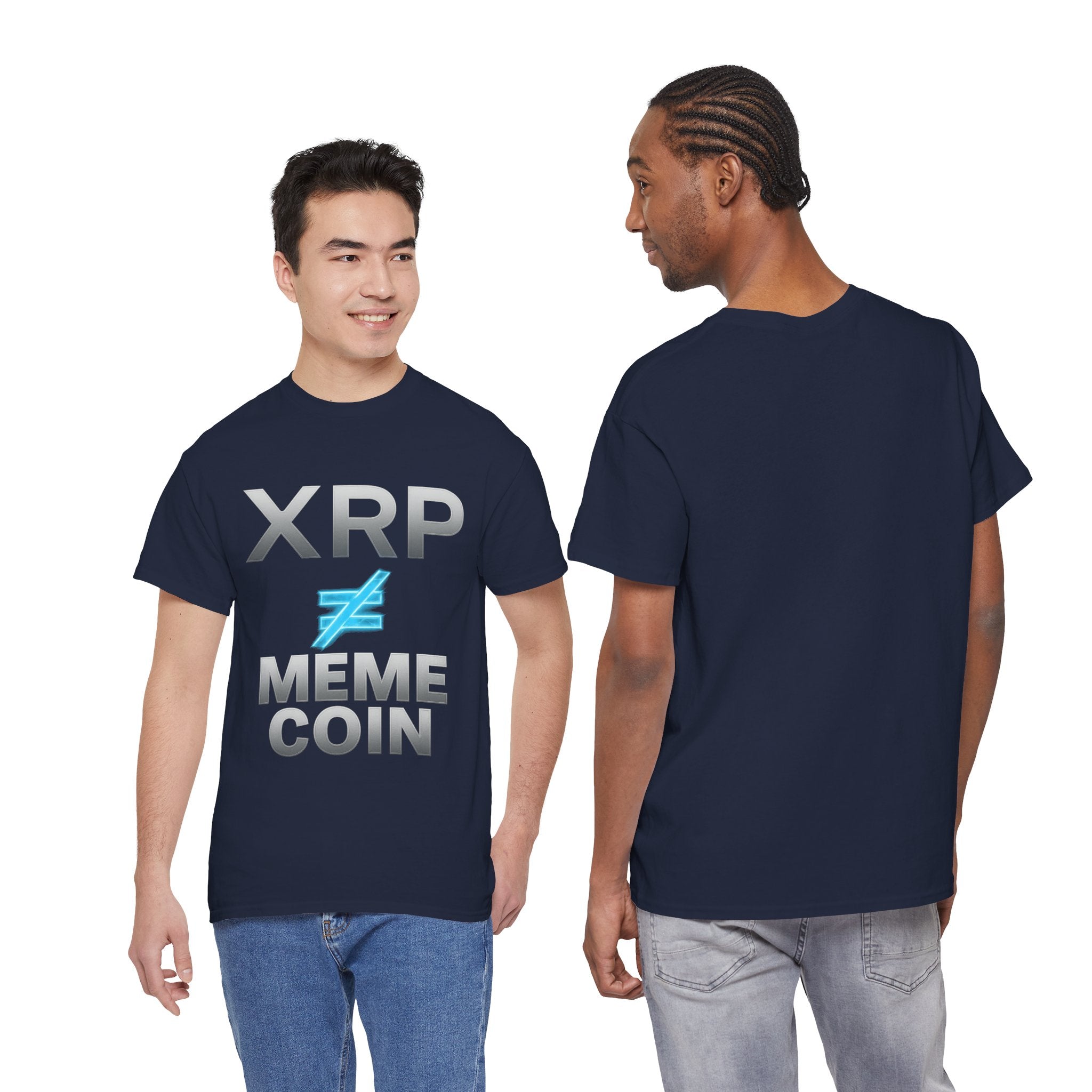 XRP ≠ Meme Coin T-Shirt — Crypto Investor Statement Tee