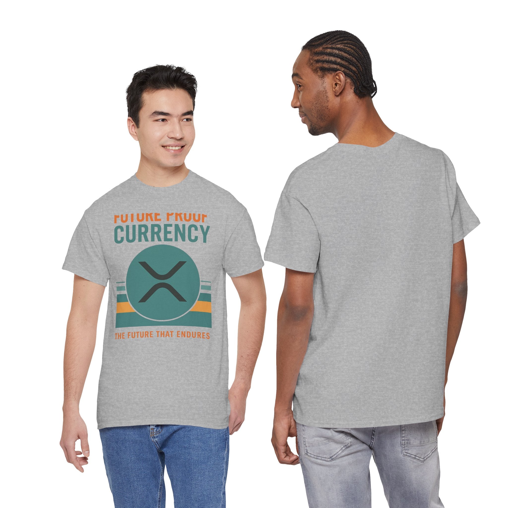 RIPPLE XRP 'Future Proof Currency' Graphic Tee — Crypto Retro Logo Shirt