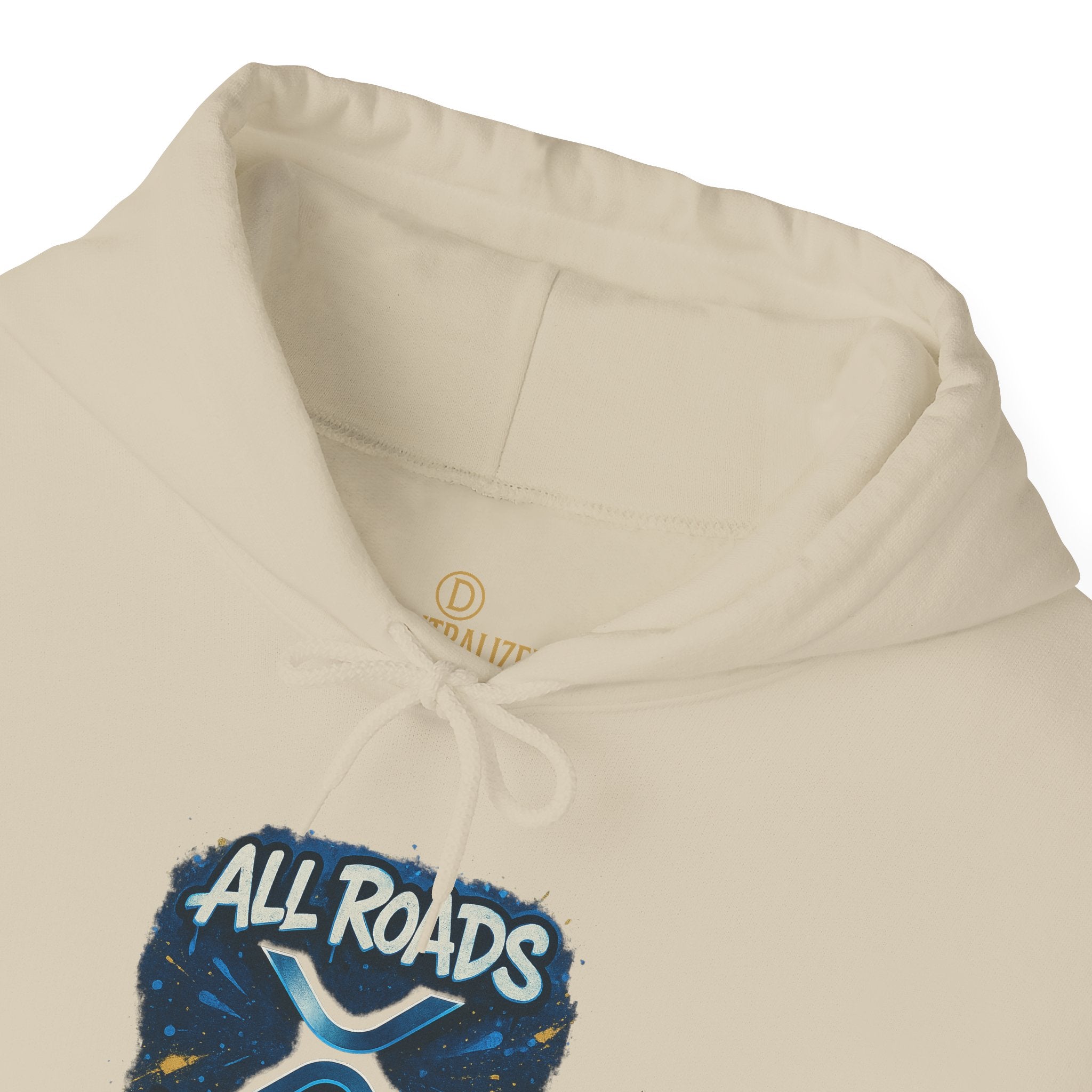 All Roads Lead to XRP Hoodie – Crypto Ripple Logo Sweatshirt