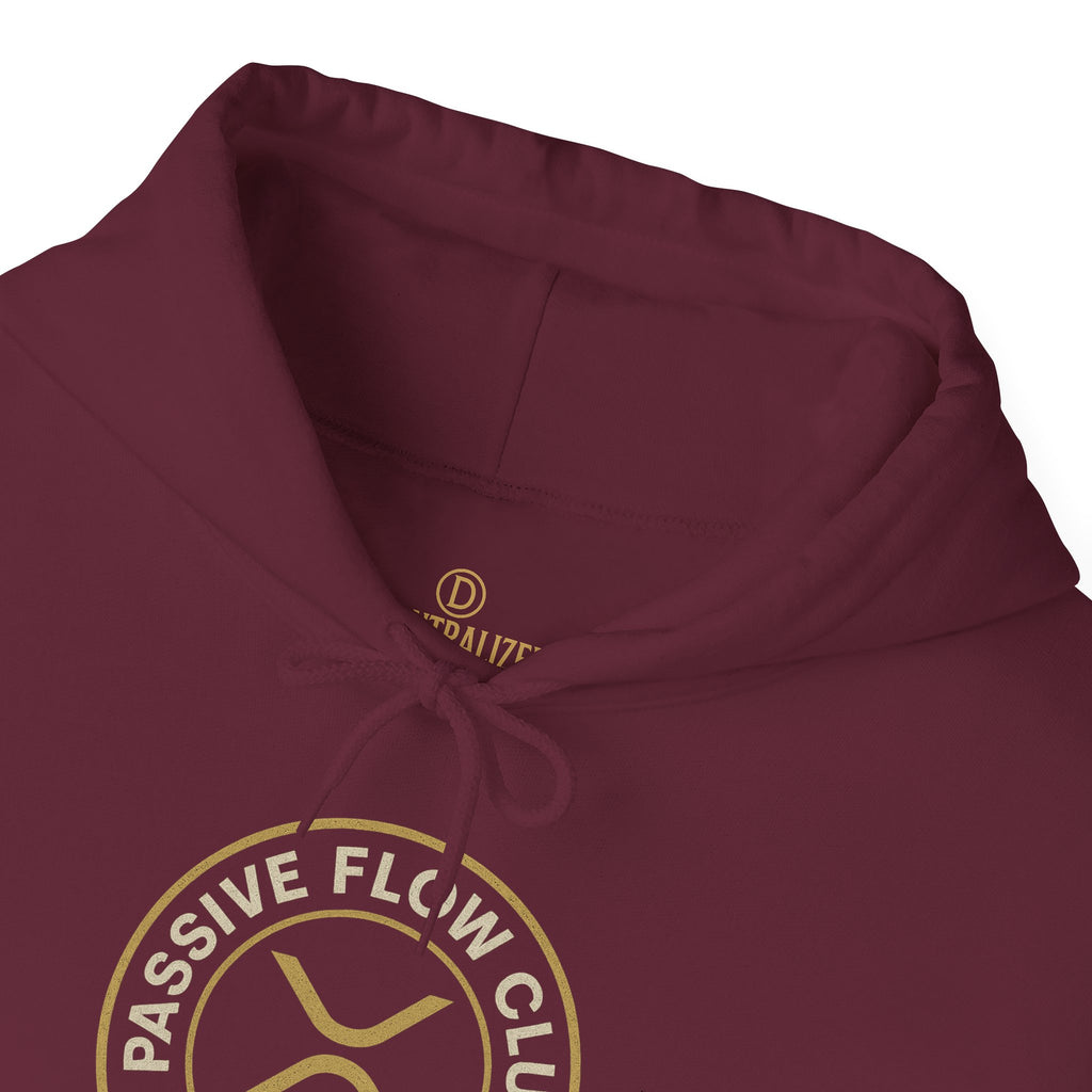 Hoodie — Passive Flow Club Crest Hooded Sweatshirt