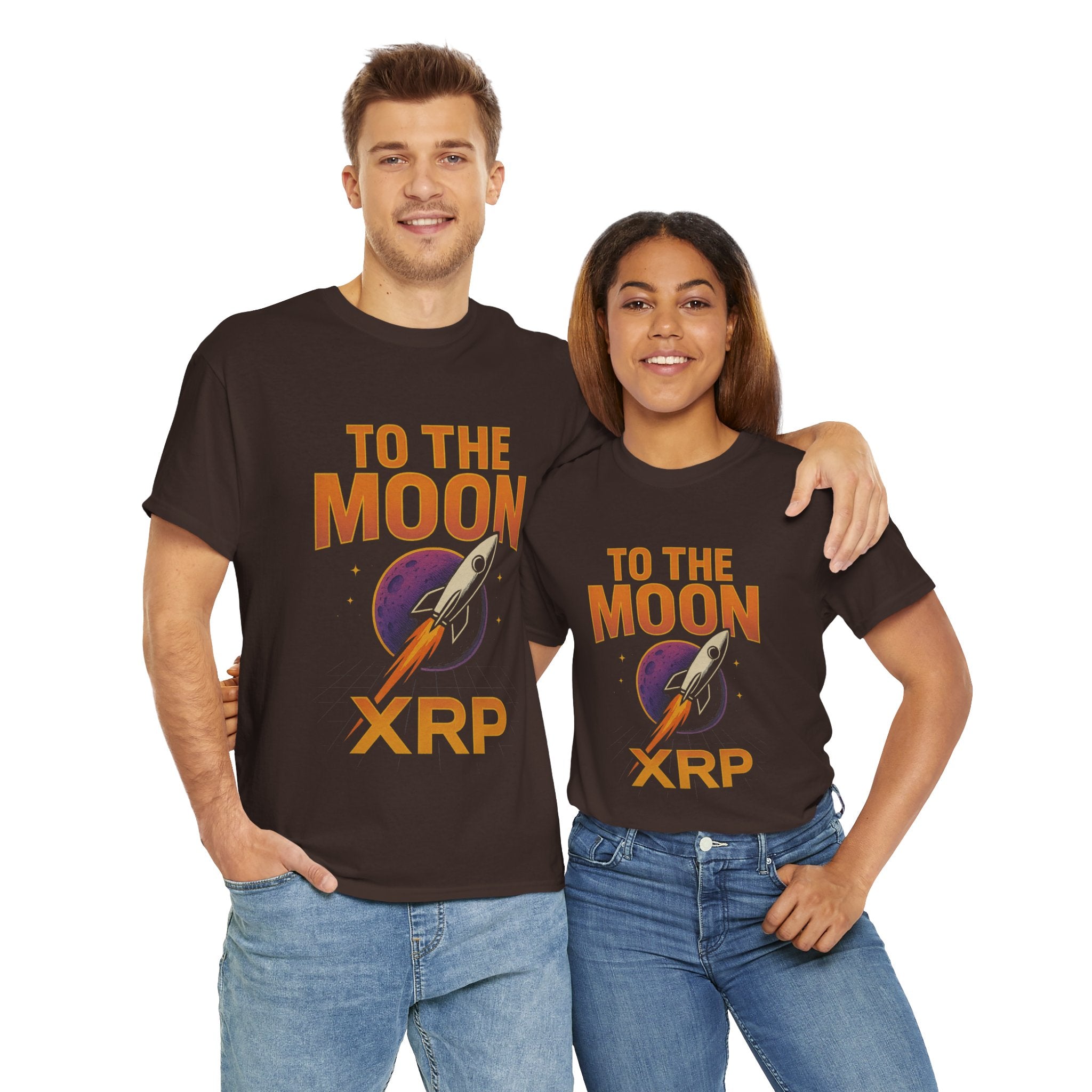 XRP To The Moon Tee — Cryptocurrency Investor Rocket Shirt