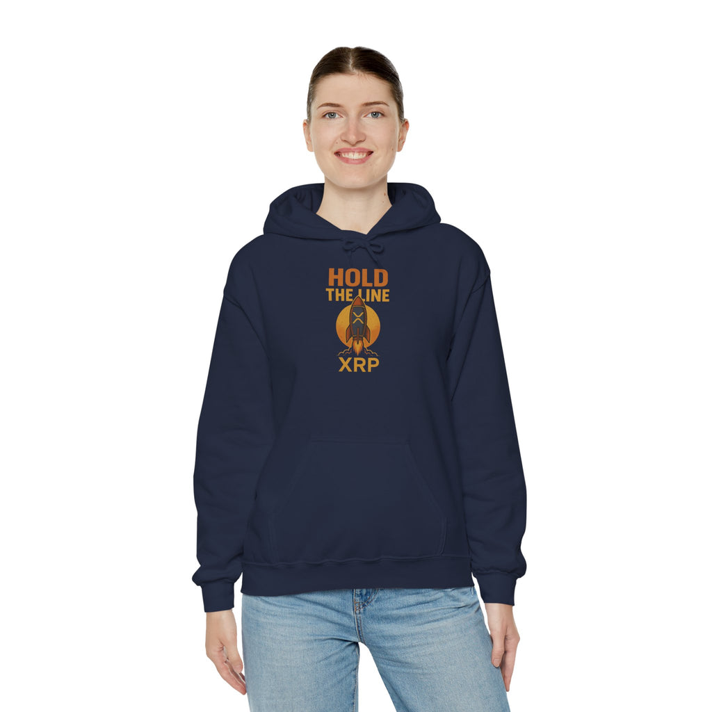 XRP 'Hold the Line' Hoodie — Crypto Supporter Sweatshirt