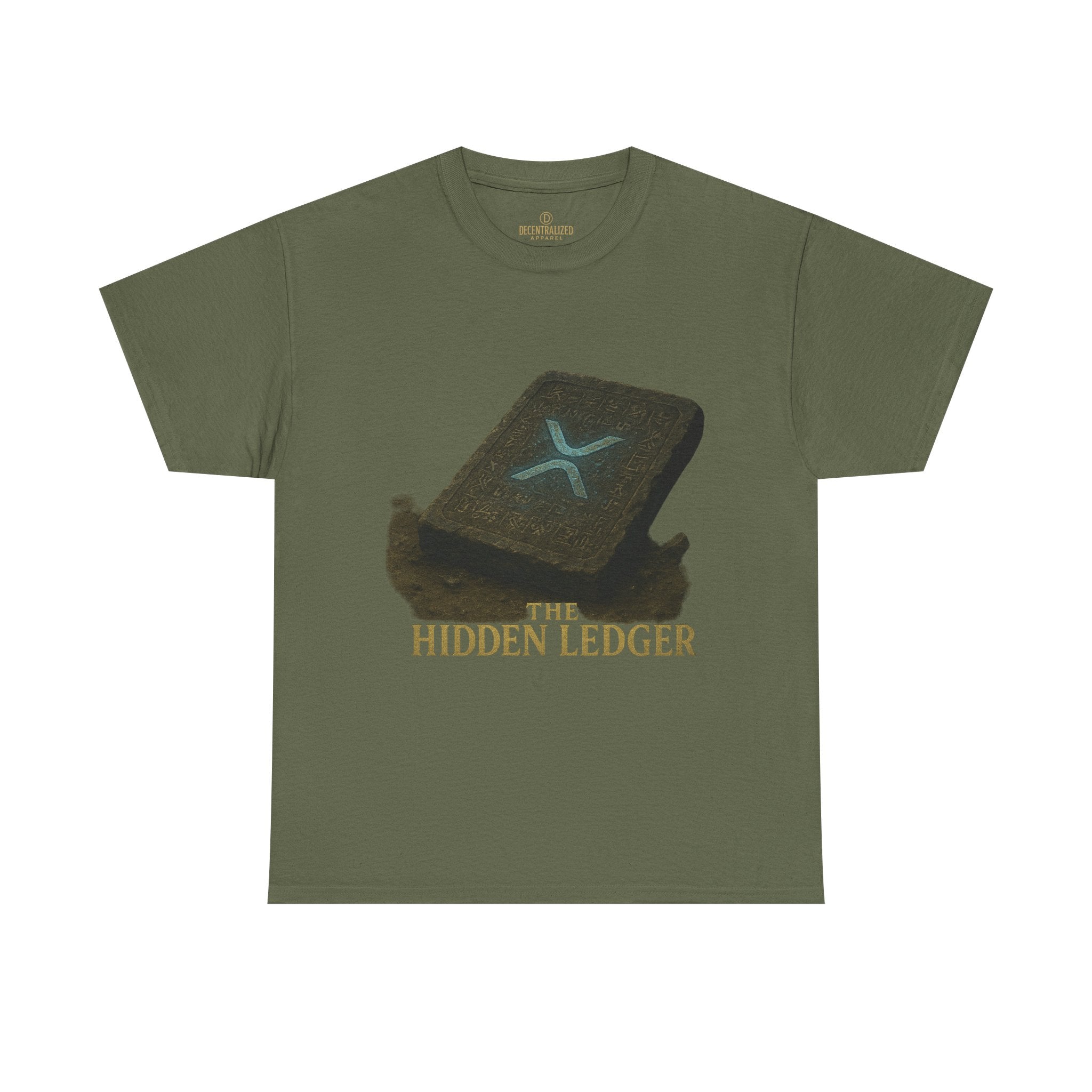 T-Shirt — "The Hidden Ledger" Crypto XRP Wallet Graphic Tee