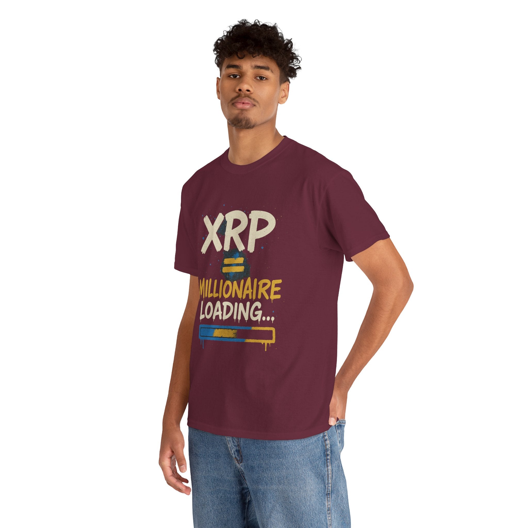 XRP Millionaire Loading T-Shirt — Crypto Investor Progress Tee