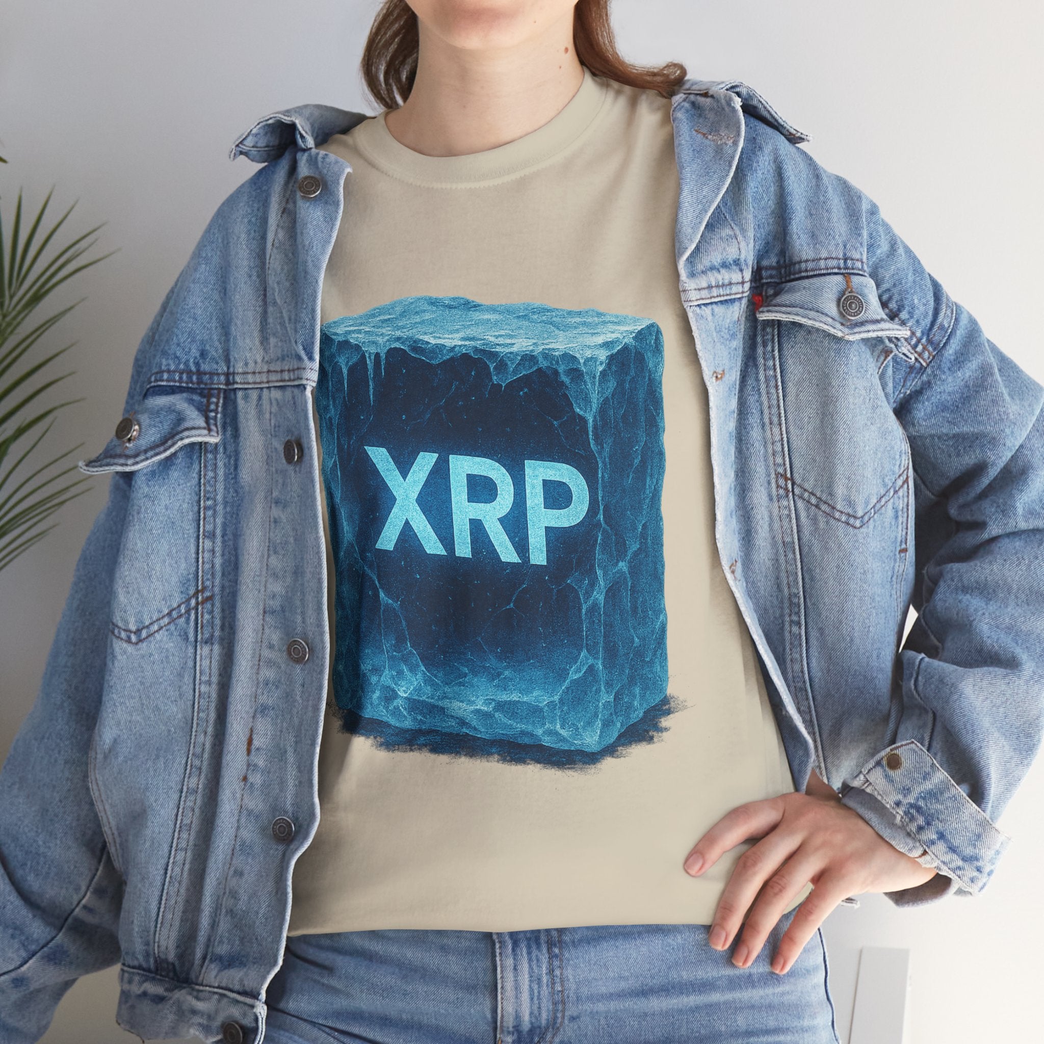 XRP Ice Block Tee — Crypto Ripple Logo T-Shirt