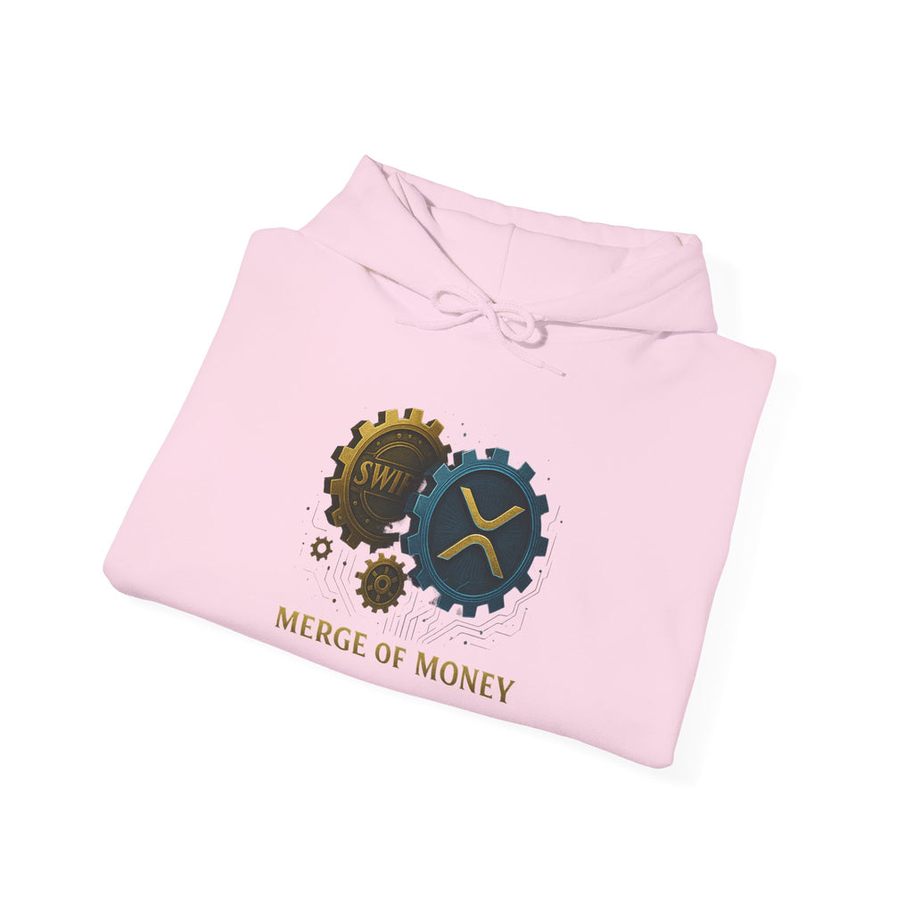 Merge of Money Hoodie — Financial Gears Graphic Pullover