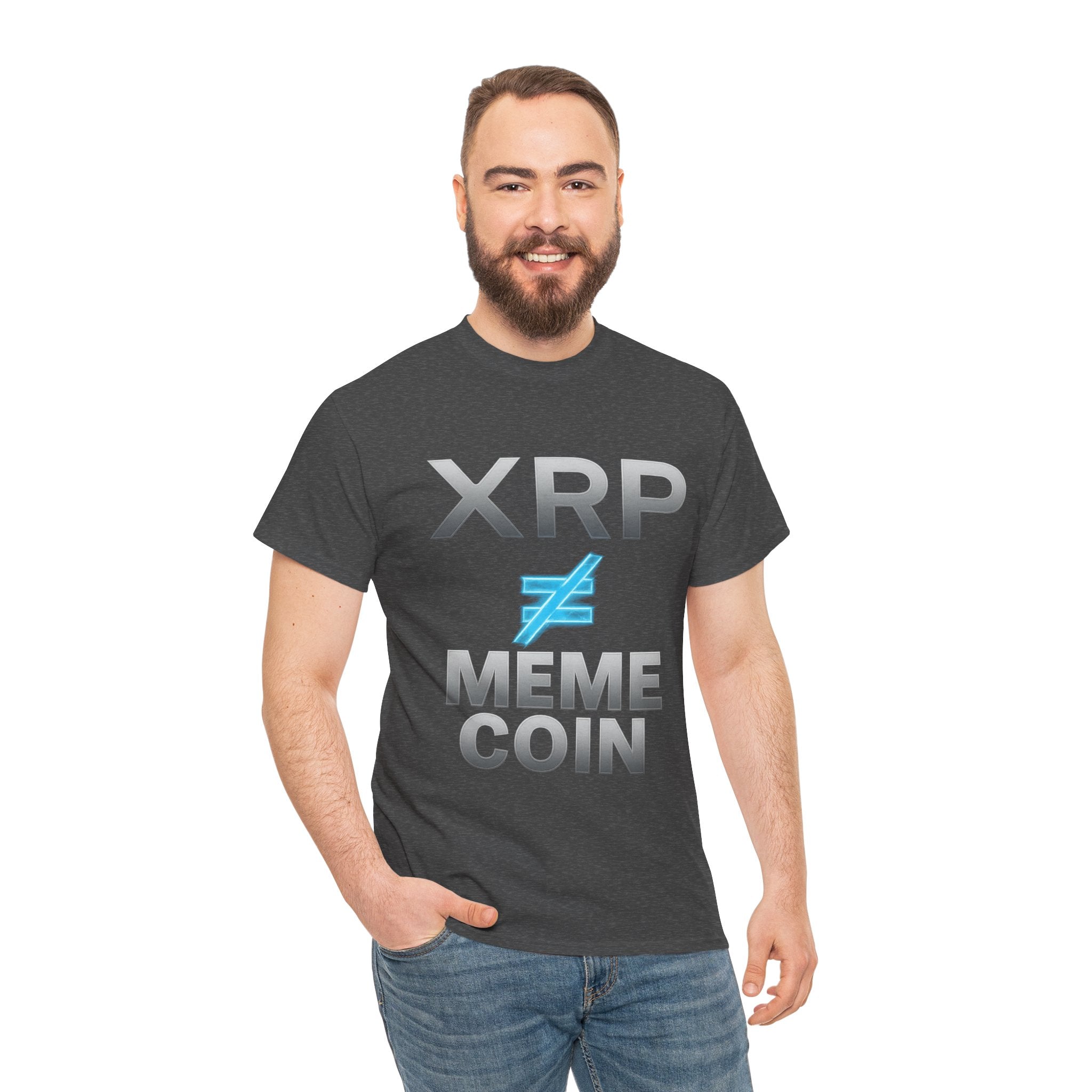 XRP ≠ Meme Coin T-Shirt — Crypto Investor Statement Tee