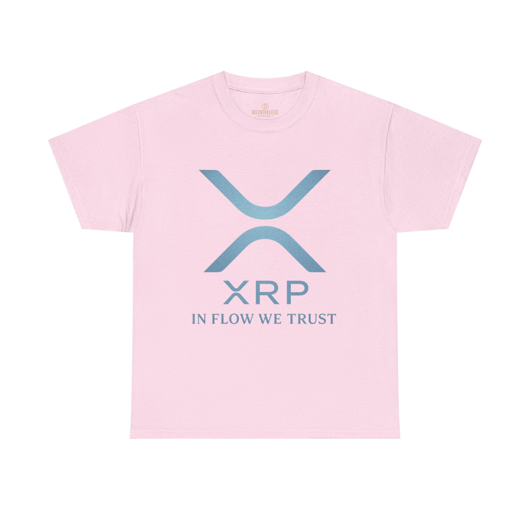 XRP Crypto Tee — "In Flow We Trust" Ripple Logo T-Shirt