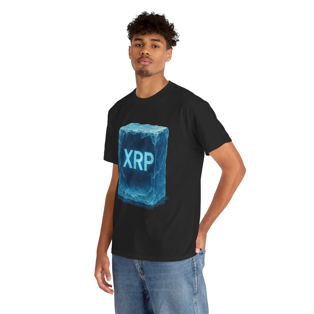 XRP Ice Block Tee — Crypto Ripple Logo T-Shirt