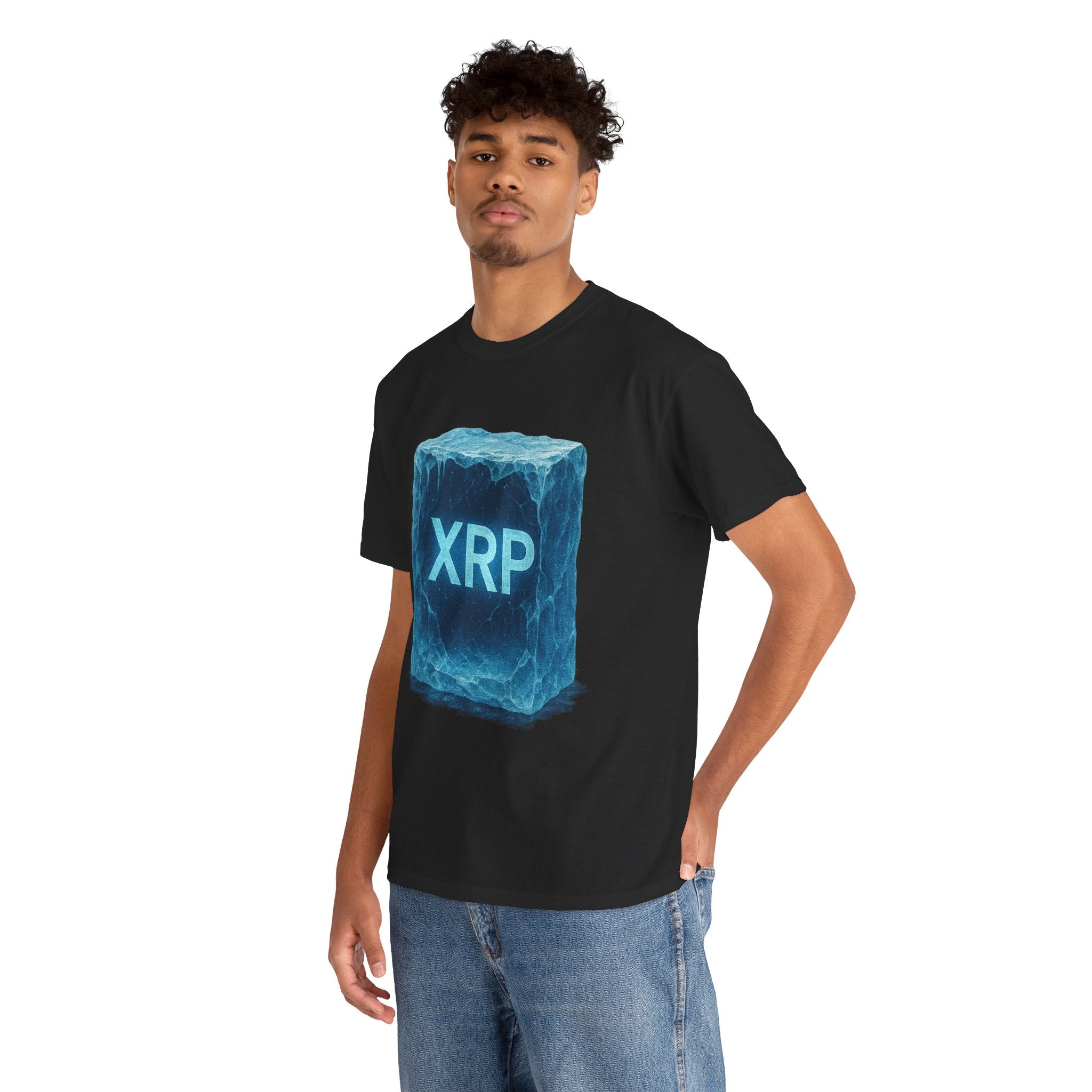 XRP Ice Block Tee — Crypto Ripple Logo T-Shirt