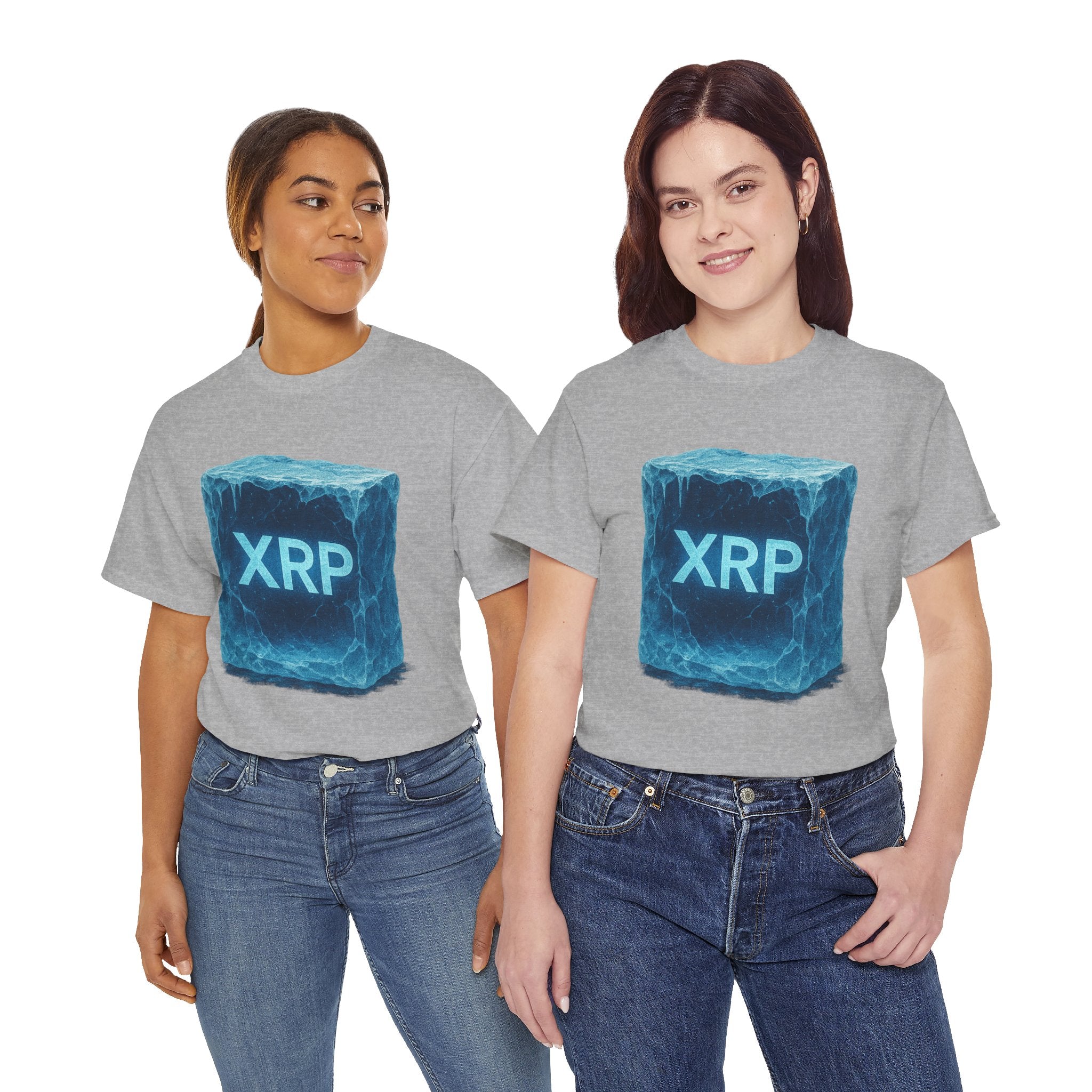 XRP Ice Block Tee — Crypto Ripple Logo T-Shirt
