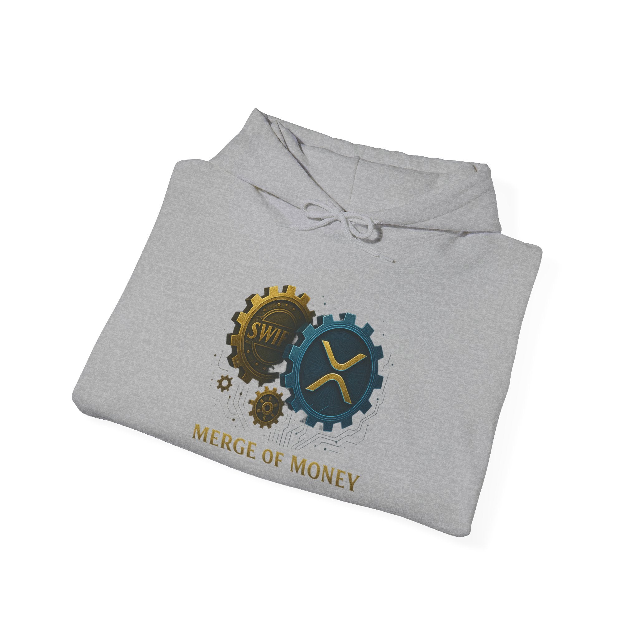 Merge of Money Hoodie — Financial Gears Graphic Pullover