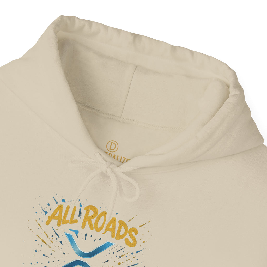 All Roads Lead to XRP Hoodie – Crypto Investor Pullover