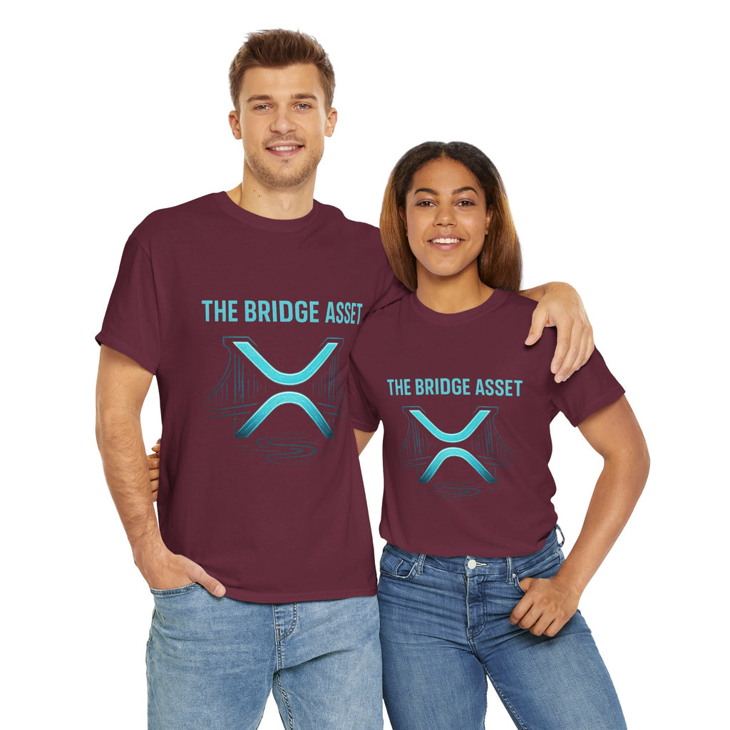 XRP 'The Bridge Asset' Graphic Tee — Crypto Ripple Logo Shirt