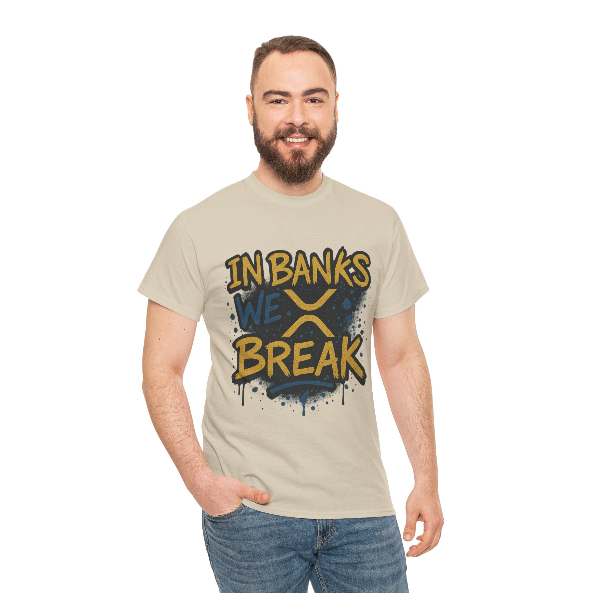 Ripple 'In Banks We Break' Graphic Tee — Crypto XRP Streetwear