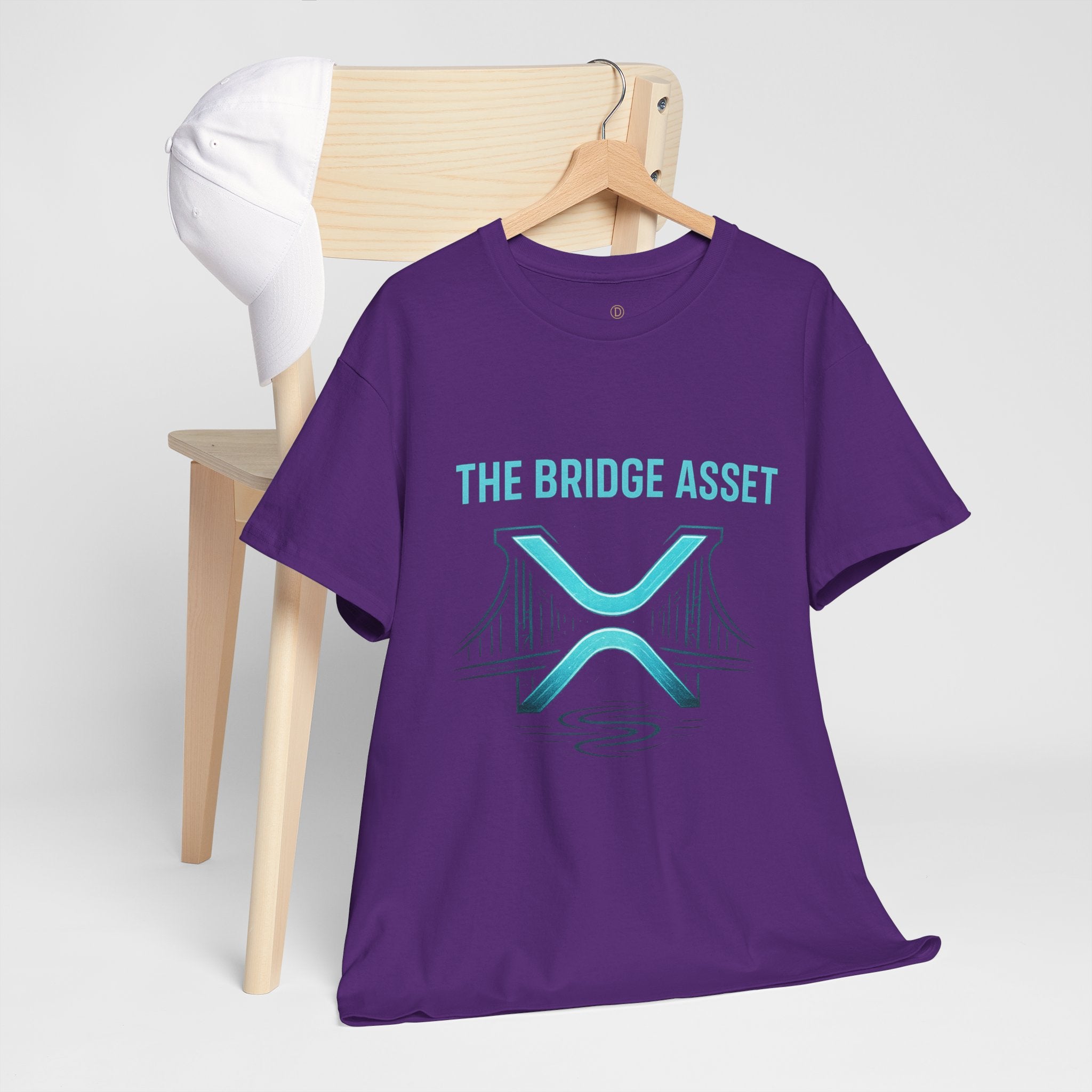 XRP 'The Bridge Asset' Graphic Tee — Crypto Ripple Logo Shirt