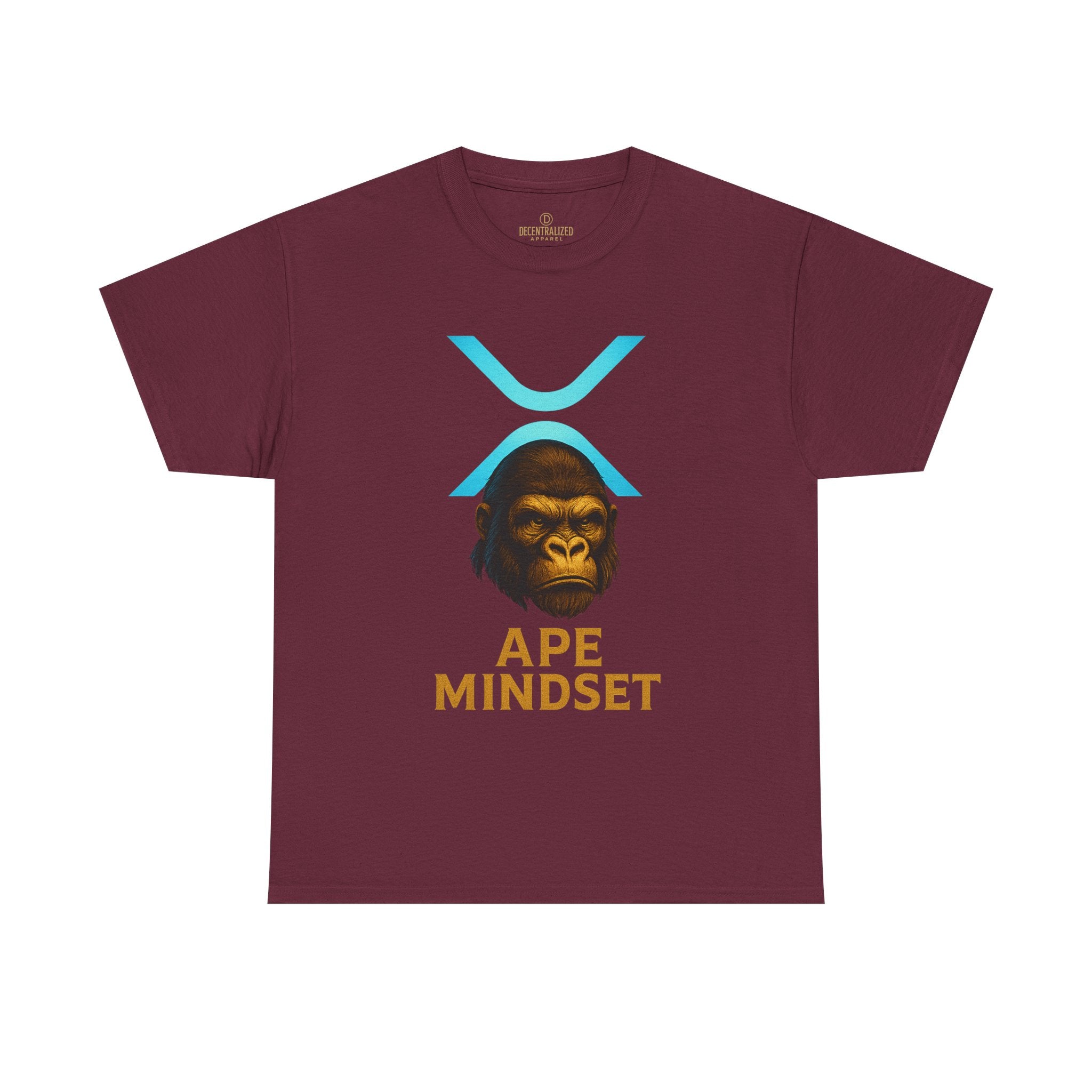 Ape Mindset T-Shirt — Crypto XRP Ape Graphic Tee
