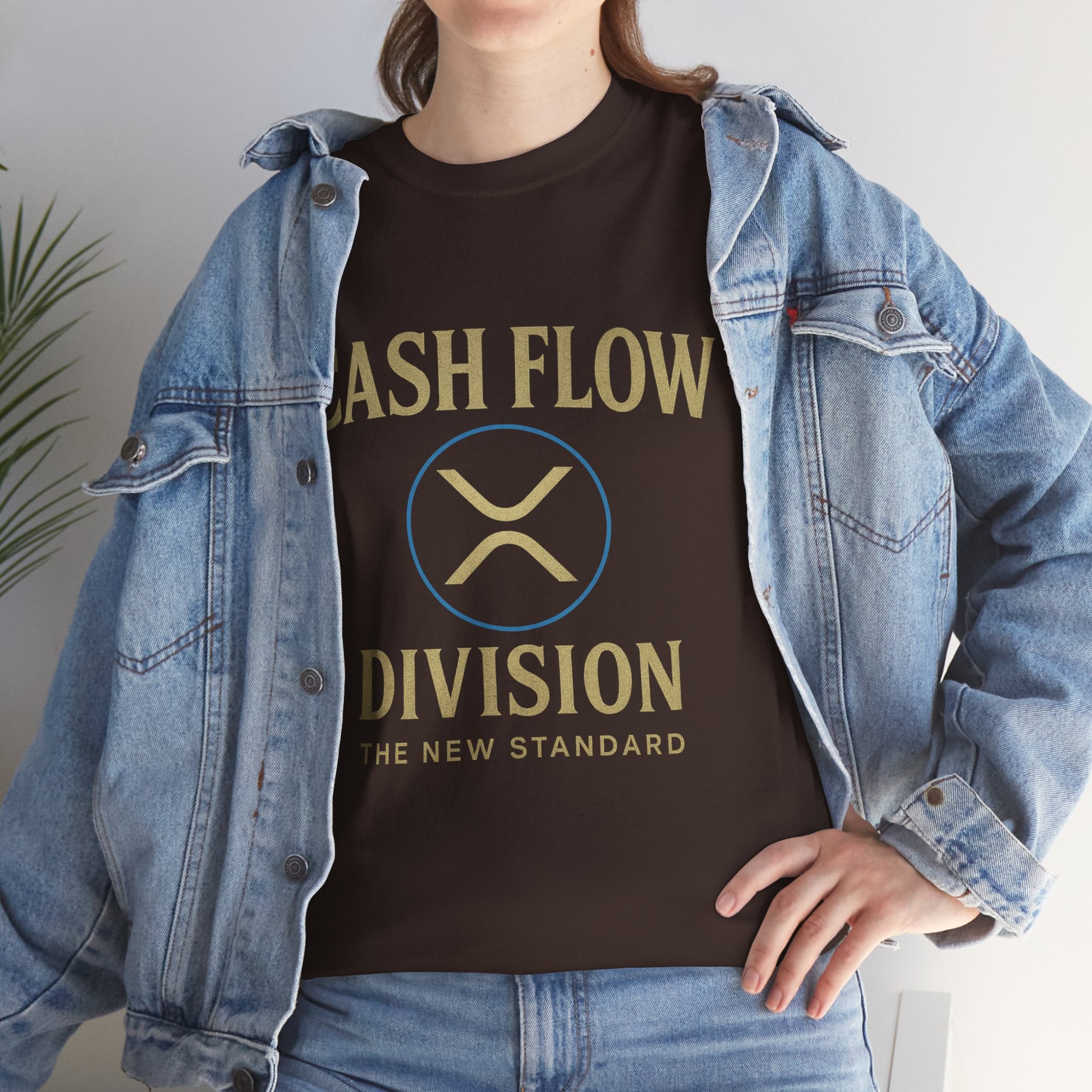 Cash Flow Division Tee — "The New Standard" Graphic T-Shirt