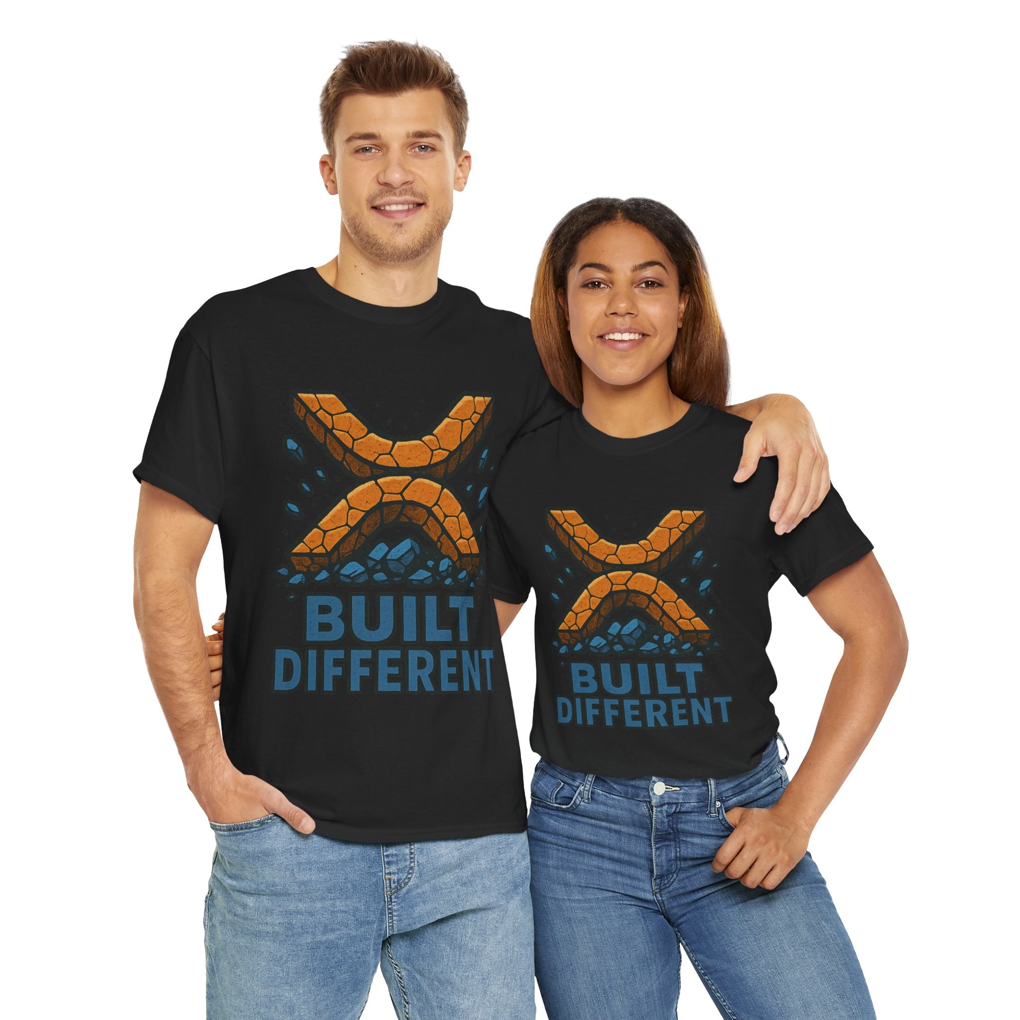 Built Different T-Shirt — Rugged Crypto X Design Tee