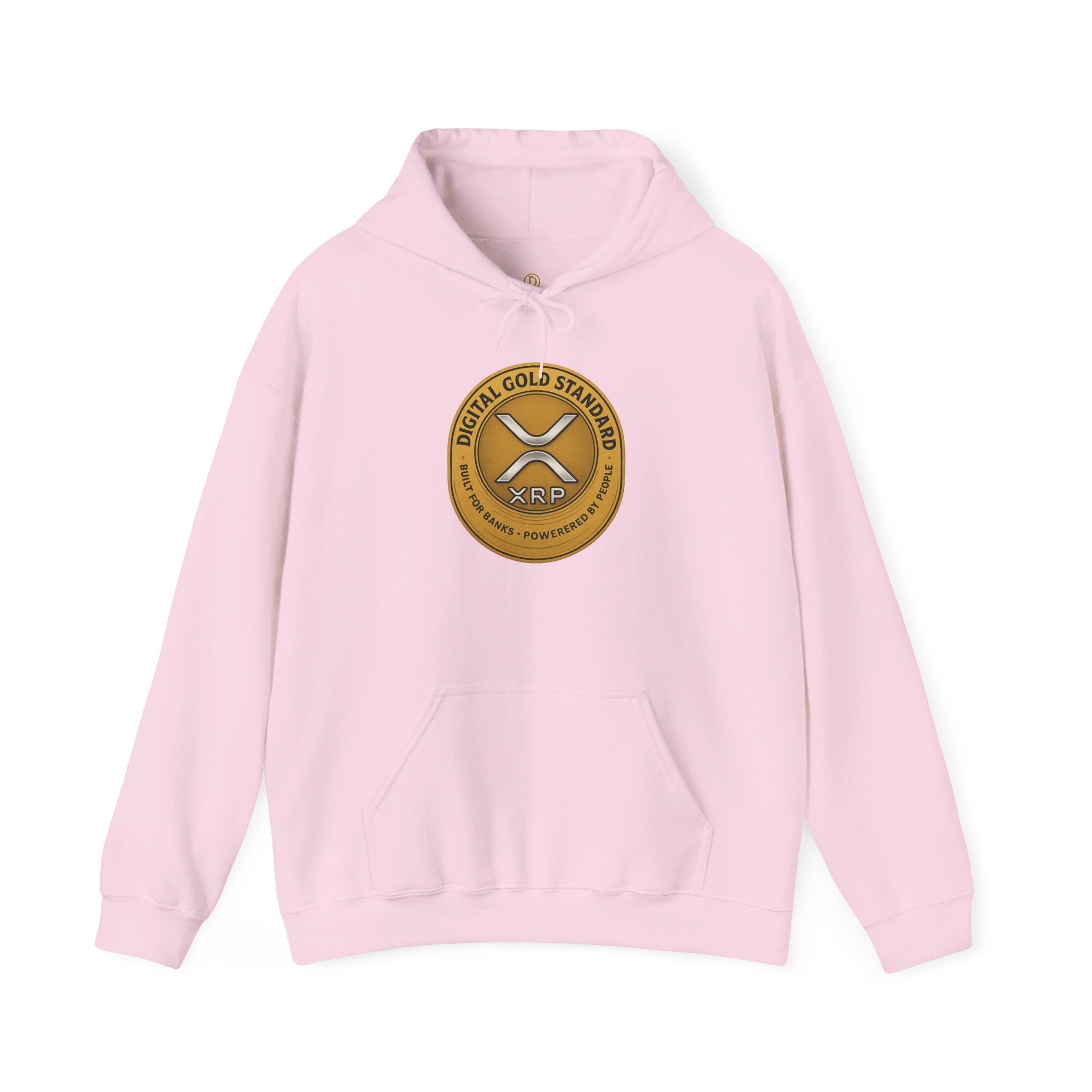 Crypto Coin Logo Hoodie — Digital Gold Standard XRP Emblem