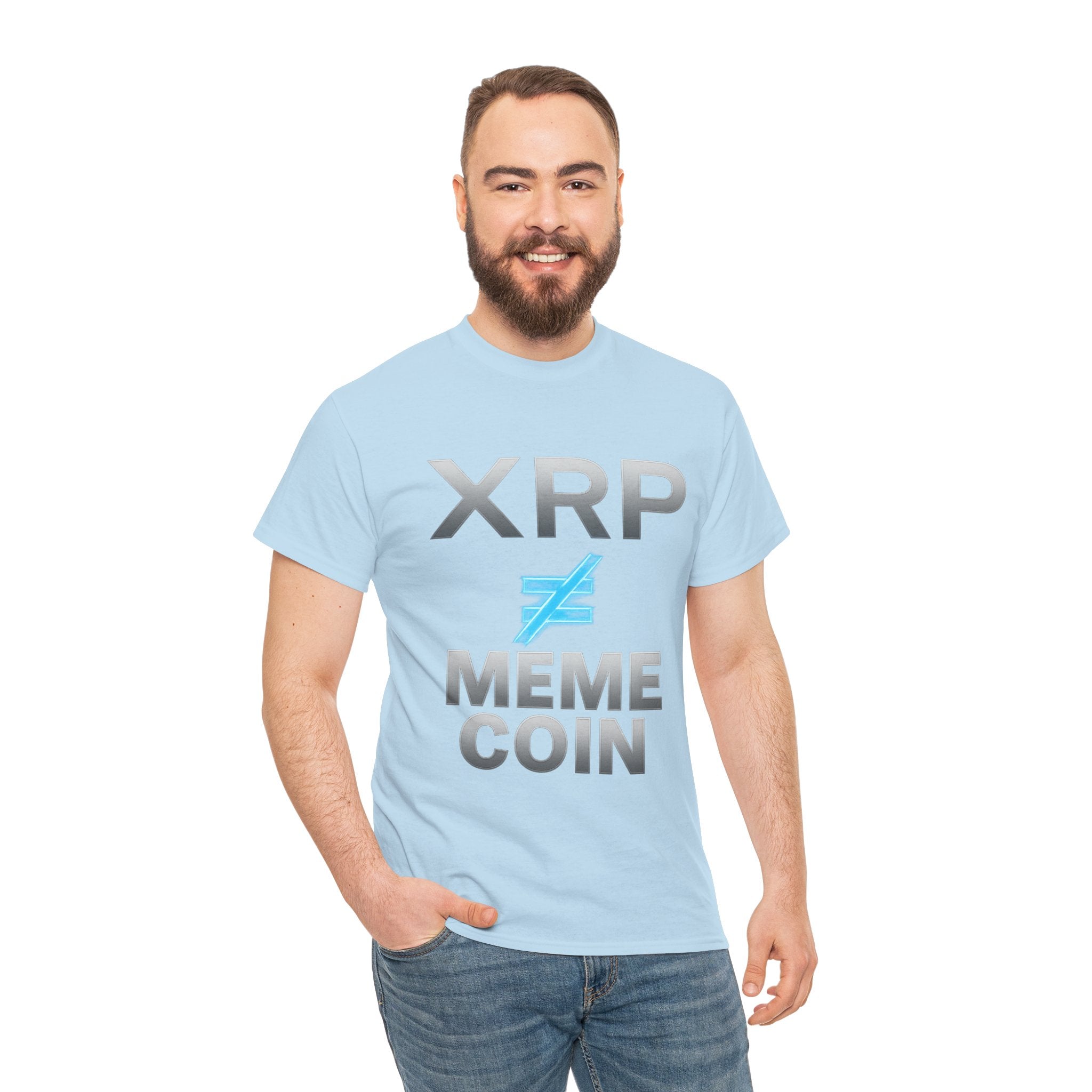 XRP ≠ Meme Coin T-Shirt — Crypto Investor Statement Tee