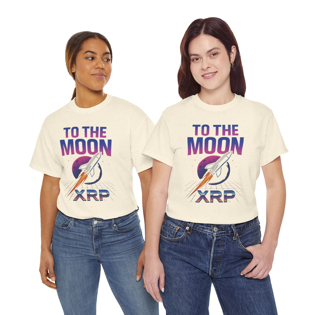 XRP 'To The Moon' T-Shirt — Crypto Investor Rocket Tee