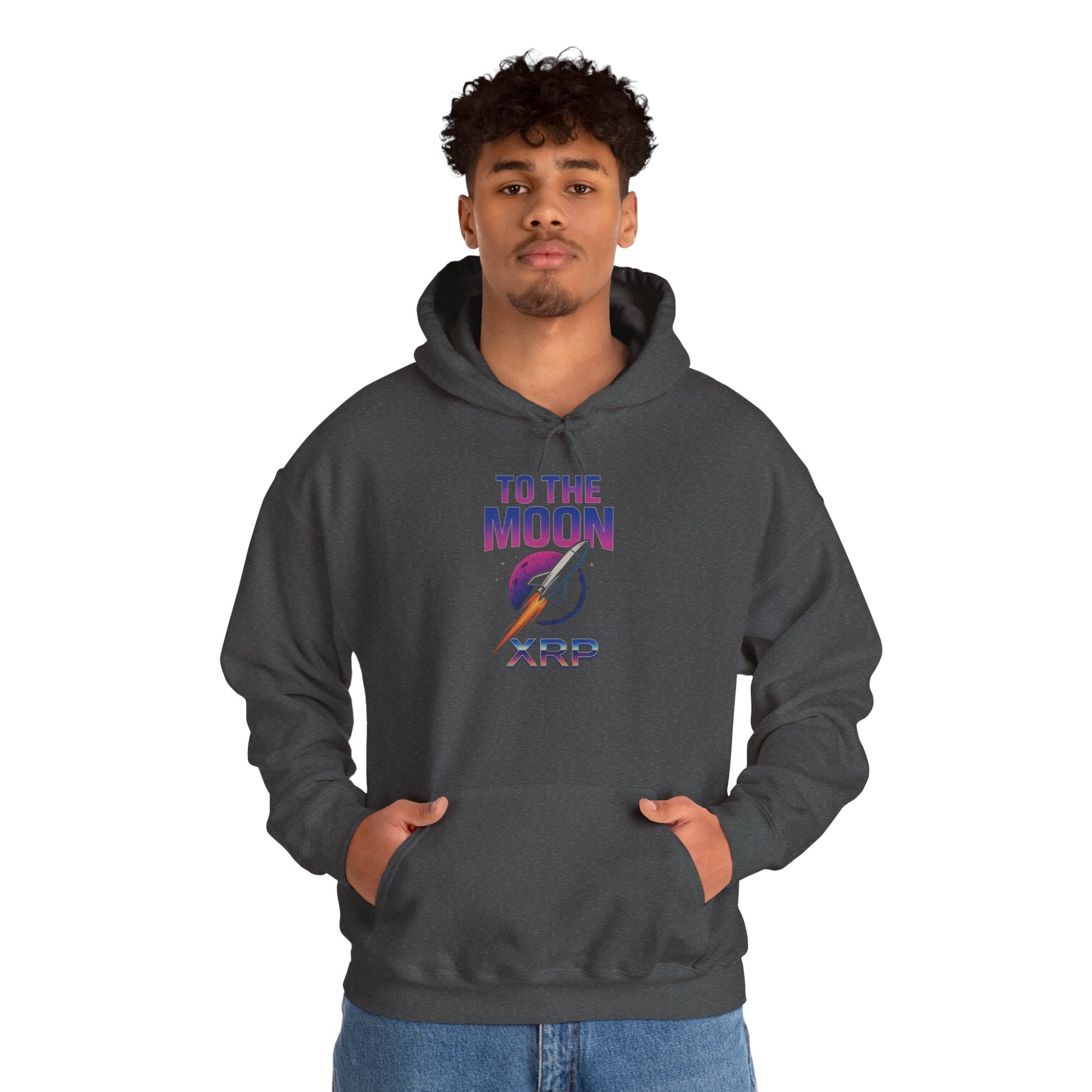 XRP To The Moon Hoodie – Crypto Investor Sweatshirt