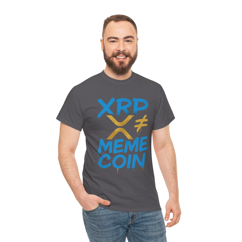 XRP ≠ Meme Coin T‑Shirt — Crypto Advocate Graphic Tee