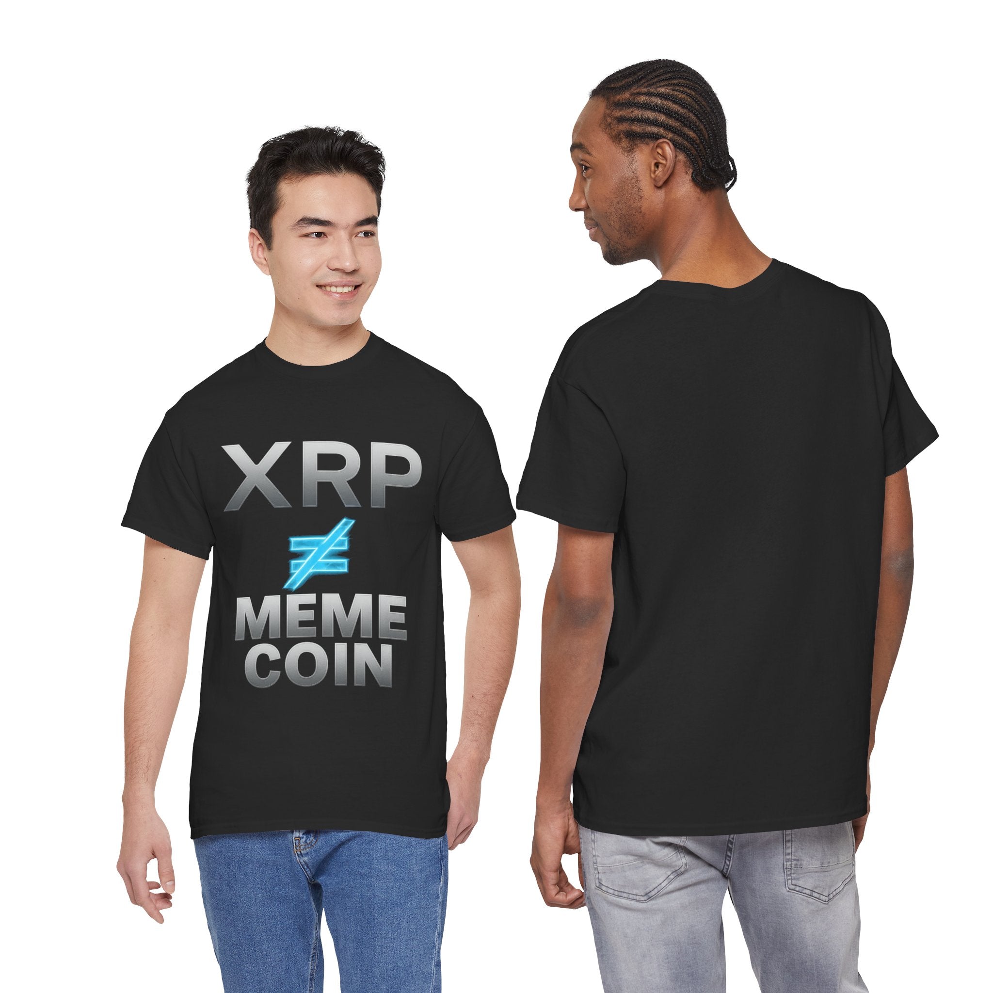 XRP ≠ Meme Coin T-Shirt — Crypto Investor Statement Tee
