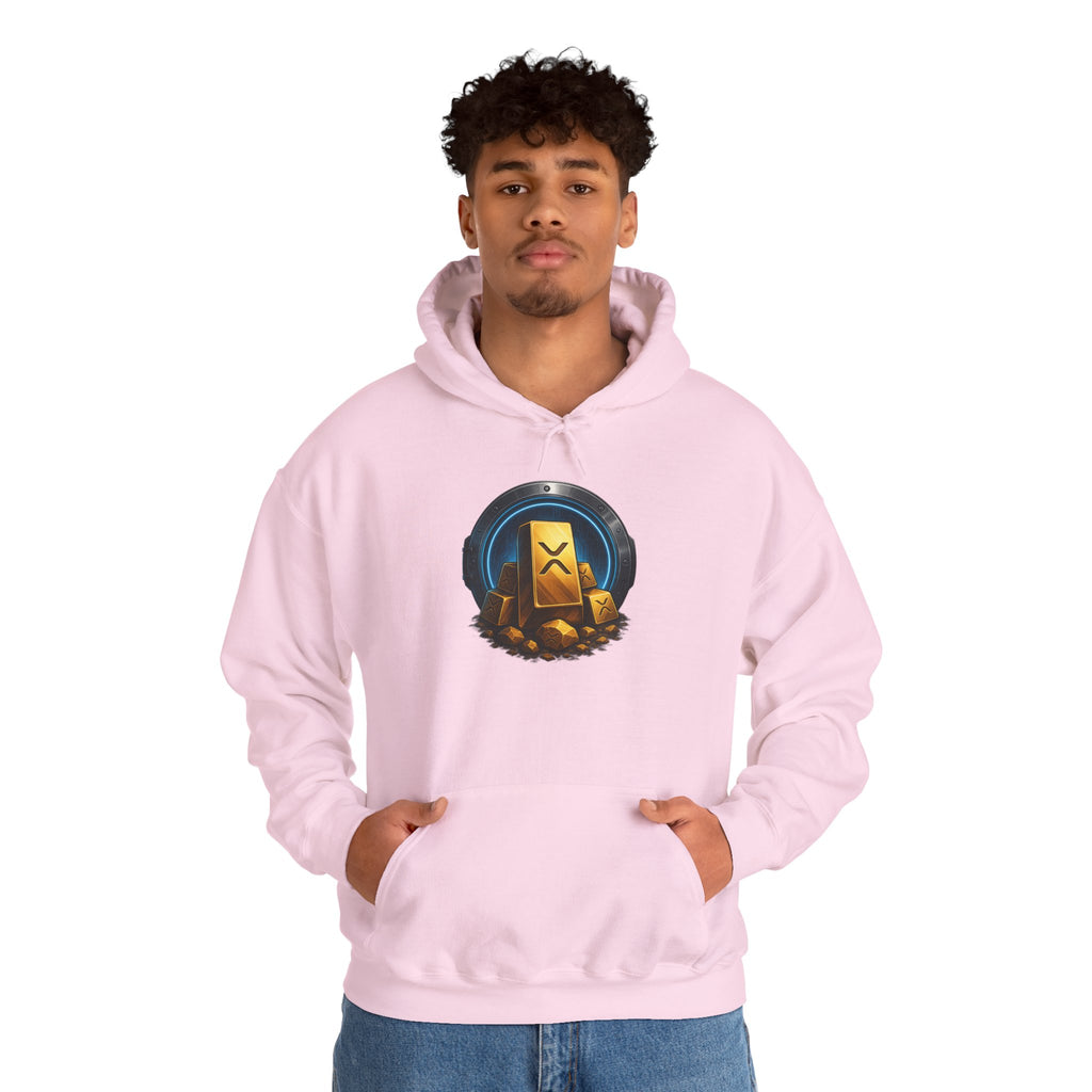 Gaming Treasure Hoodie — Gold Loot Chest Emblem