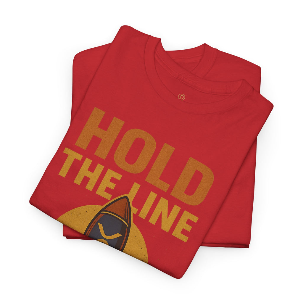 XRP Hold The Line Rocket Tee — Crypto Investor T‑Shirt