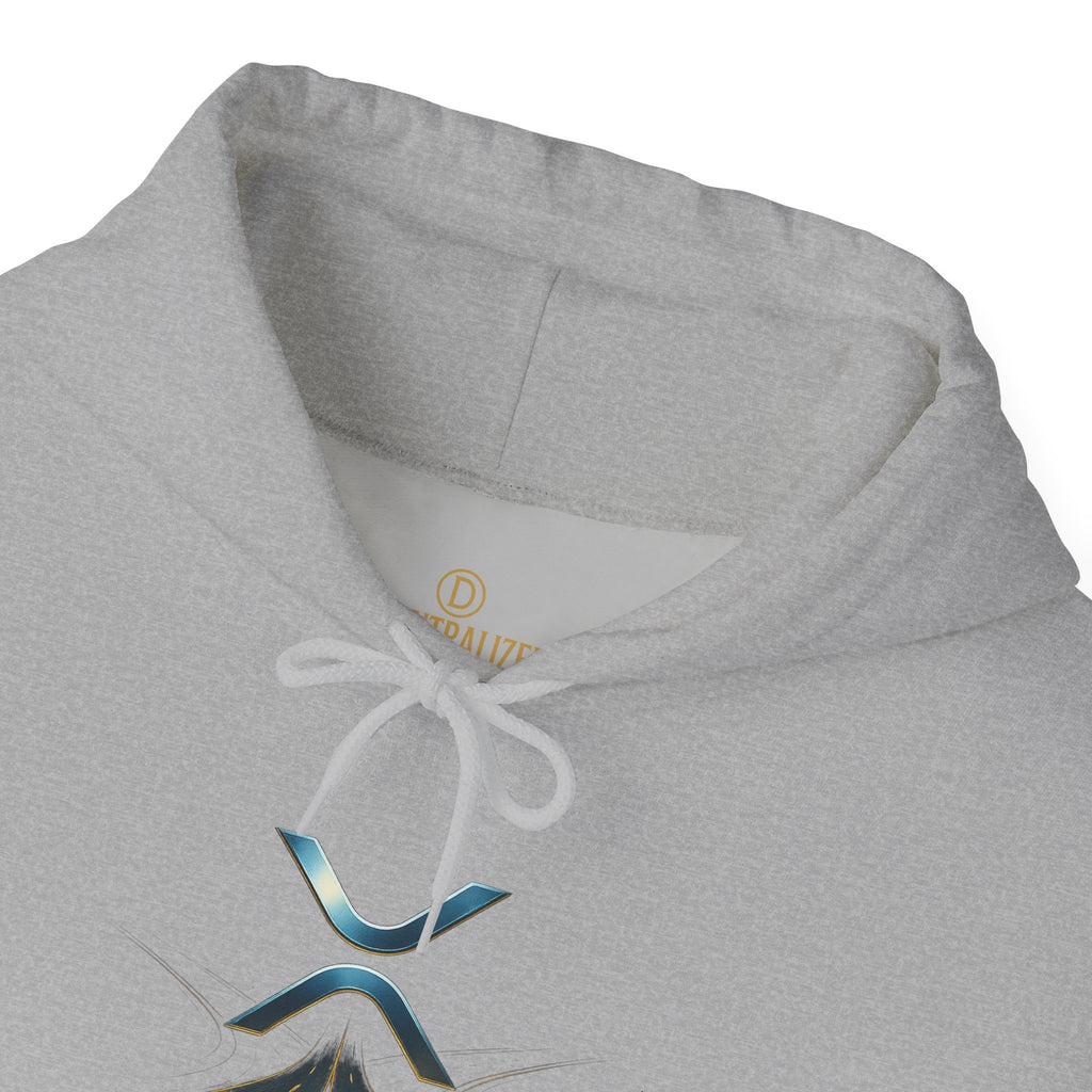 XRP Logo Hoodie — "All Roads Lead to XRP" Minimal Crypto Hoodie