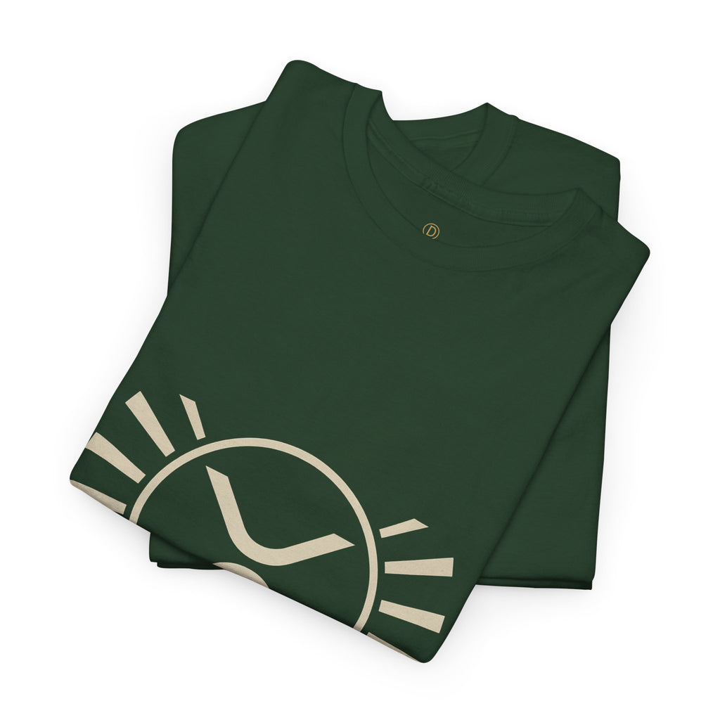 XRP Sun Logo T‑Shirt — Minimal Crypto Ripple Tee