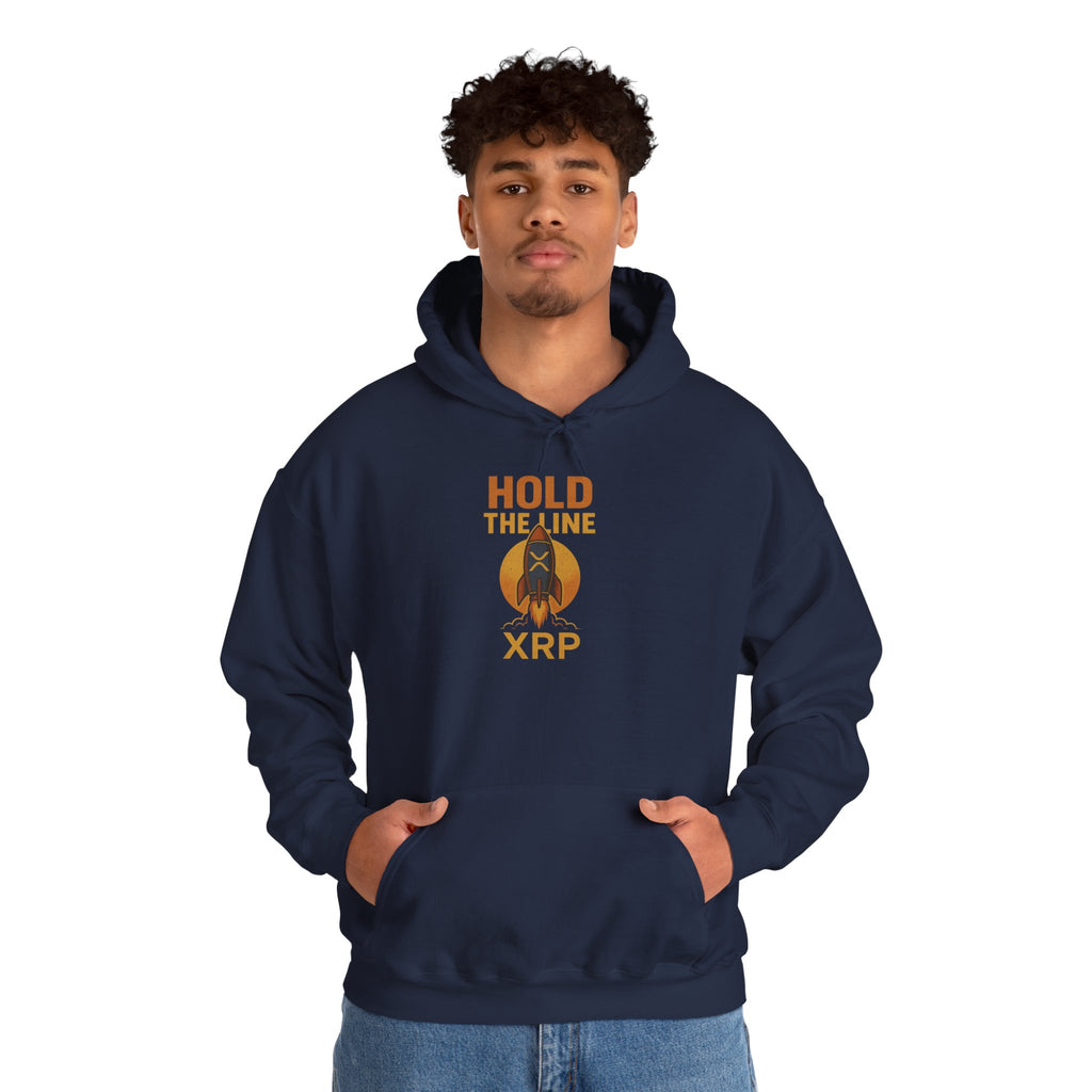 XRP 'Hold the Line' Hoodie — Crypto Supporter Sweatshirt